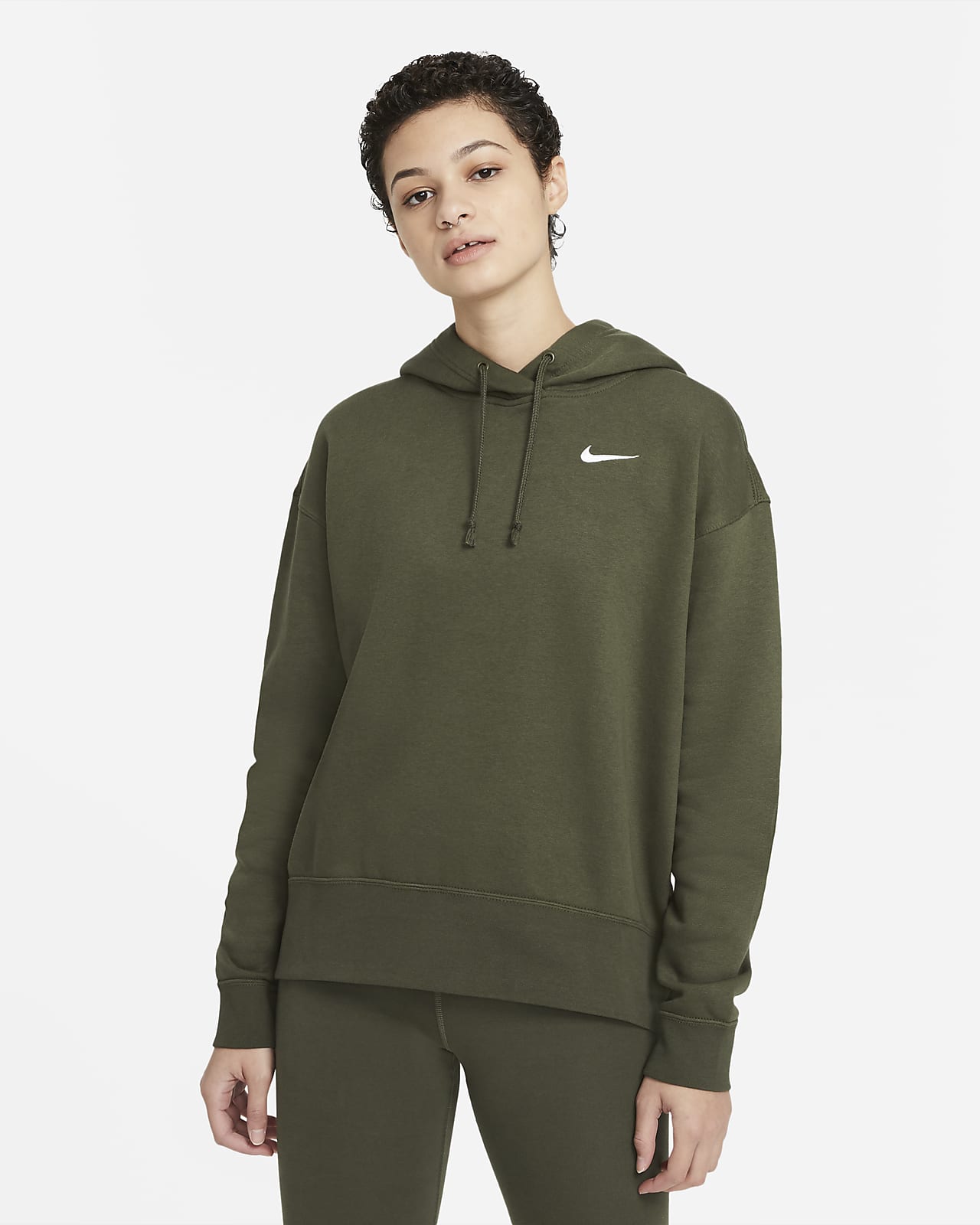 sweat à capuche en tissu fleece pour femme