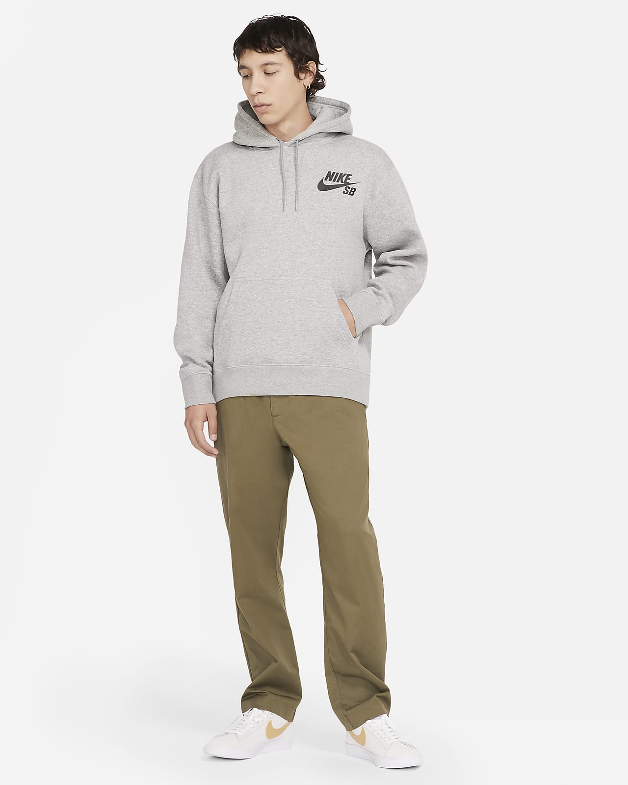 Nike SB Icon Pullover Skate Hoodie. Nike SE