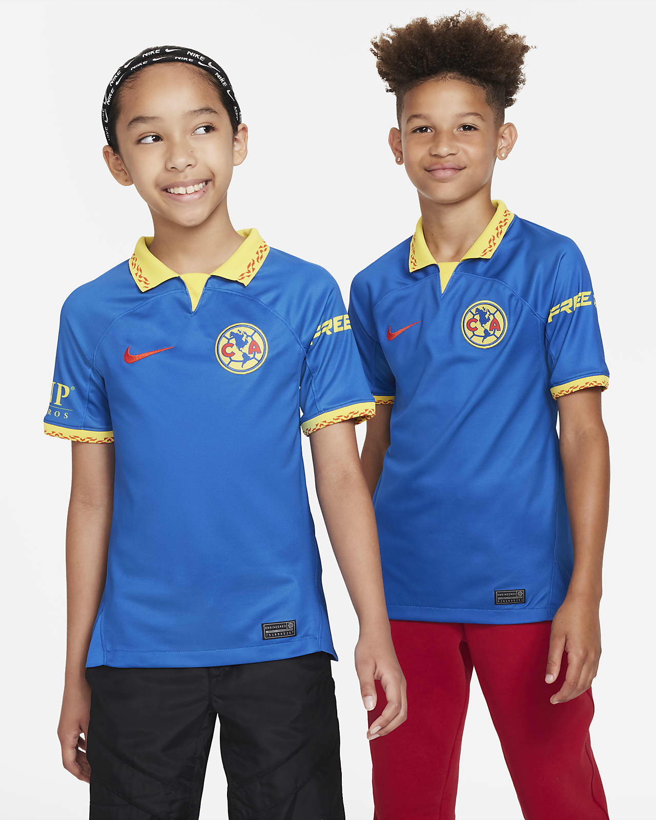 Club Am rica 2023 24 Stadium Away Big Kids Nike Dri FIT Soccer Jersey