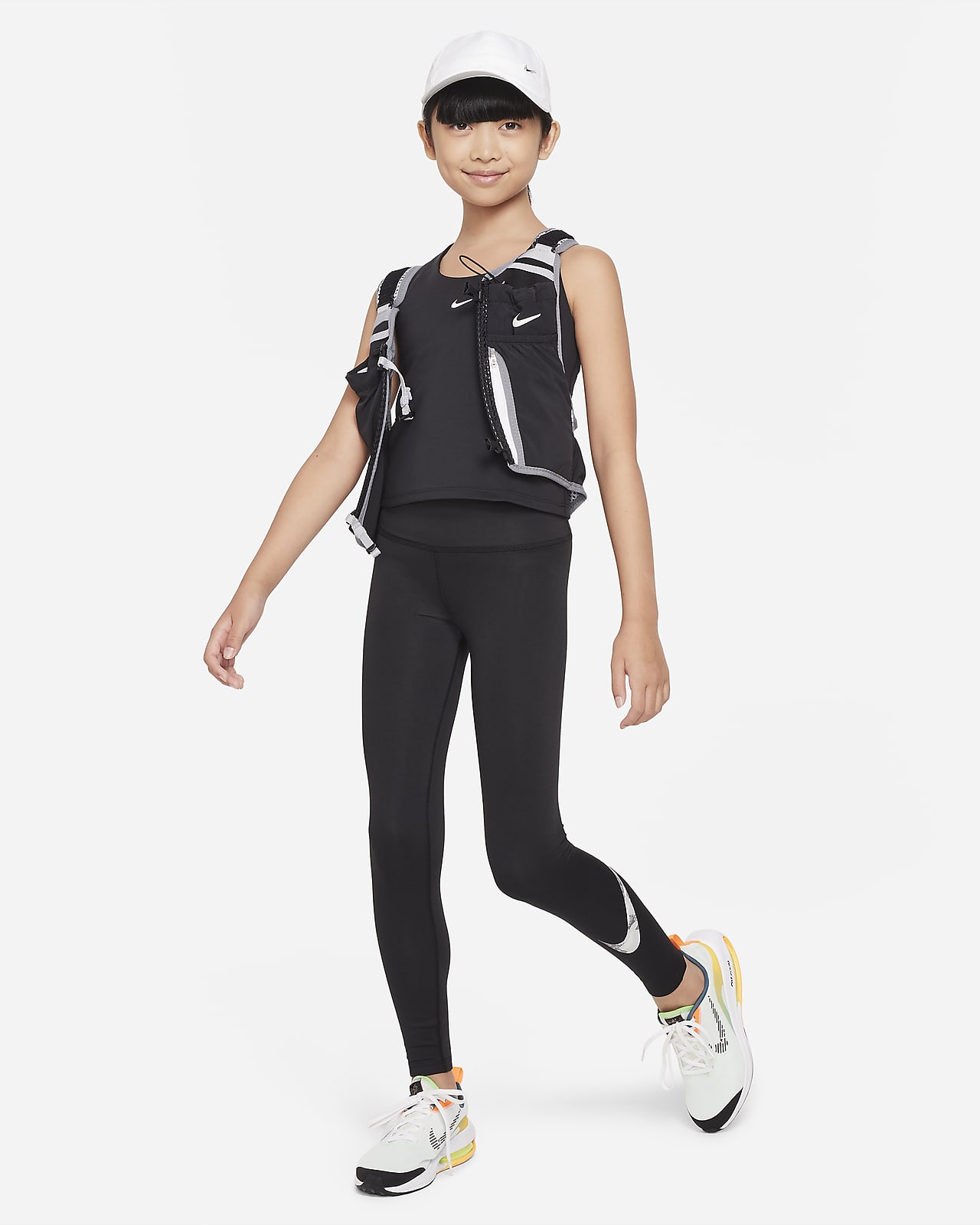 Nike Leggings Girls' Fitness Dri-FIT One para Júnior em Preto