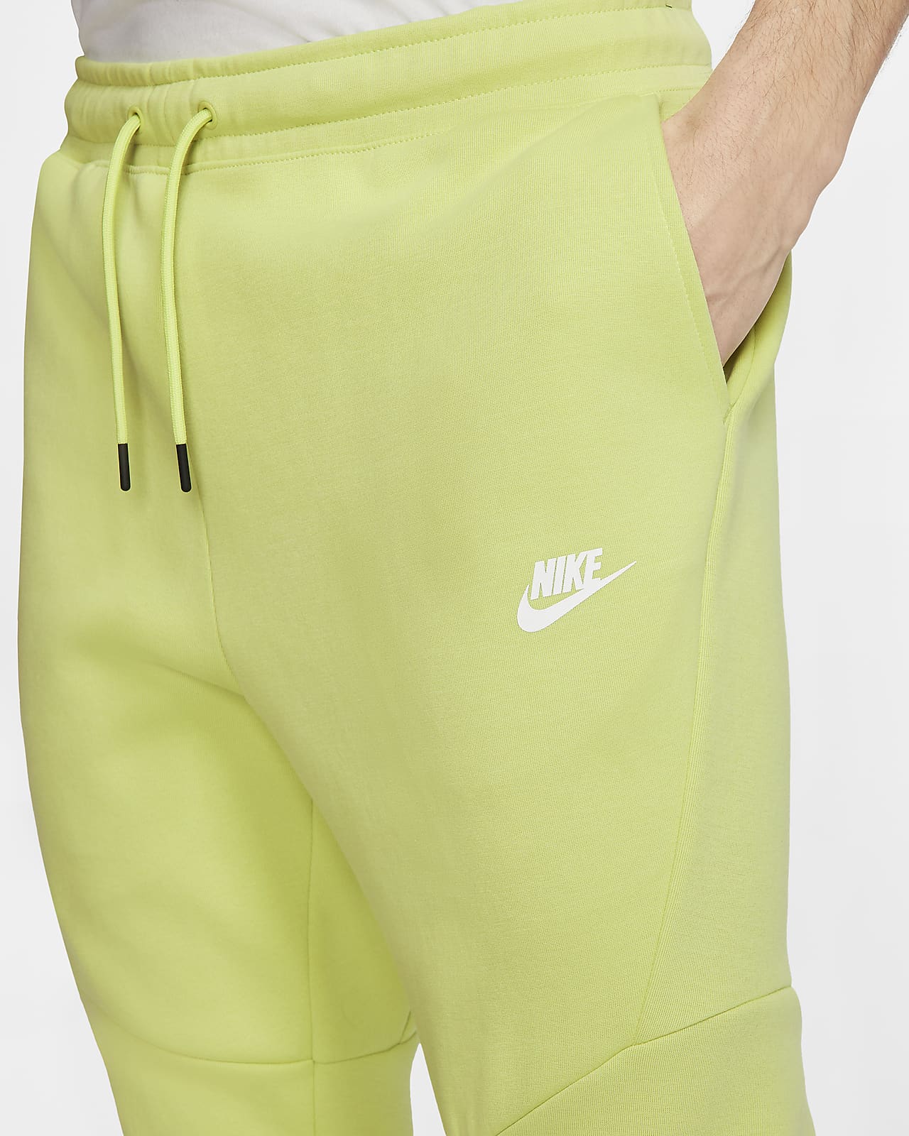 black and yellow nike joggers
