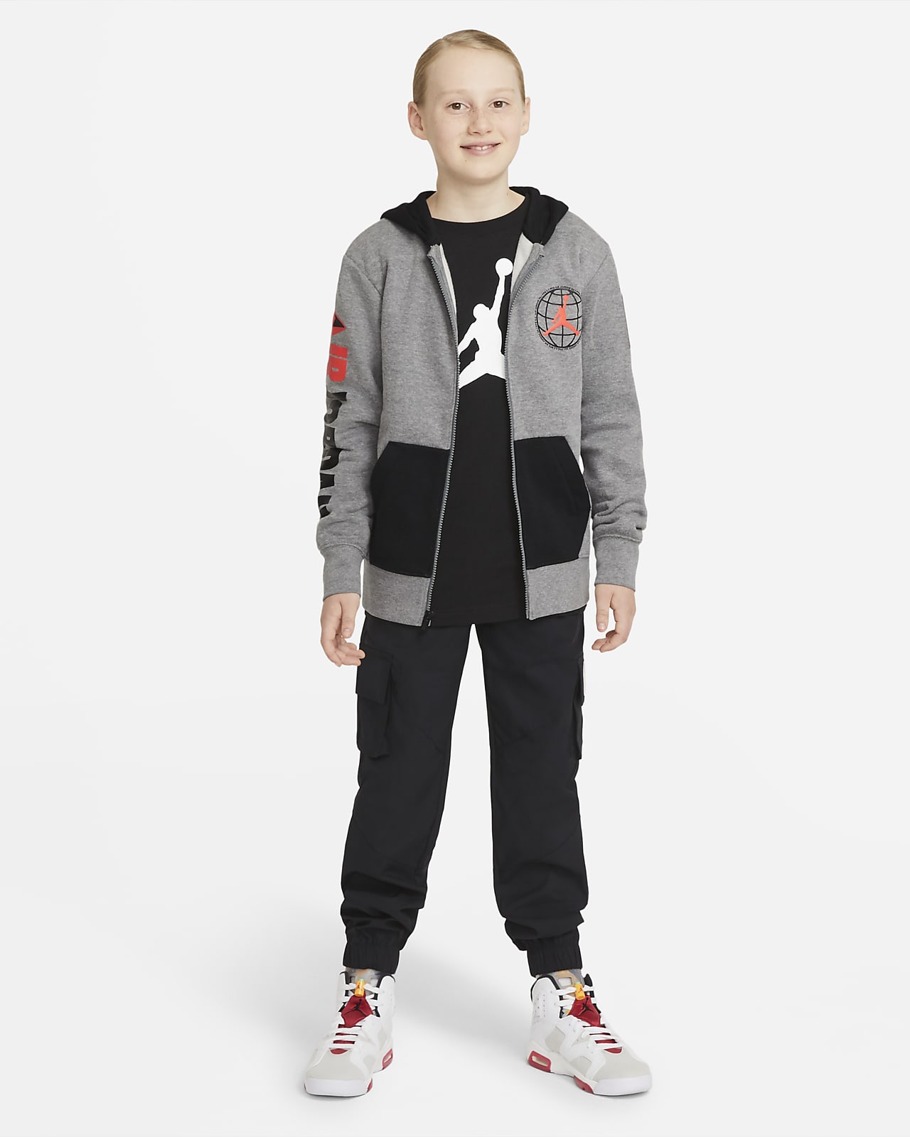 nike boys full zip hoodie