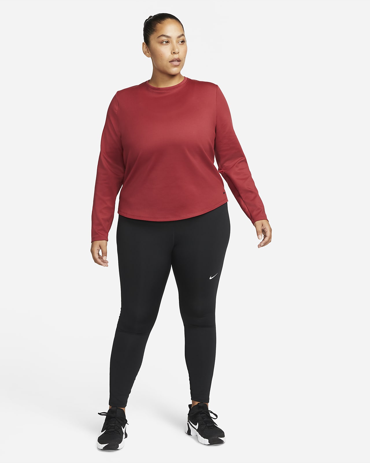 Playera de manga larga de ajuste estándar para mujer (talla grande) Nike  Therma-FIT One. Nike.com