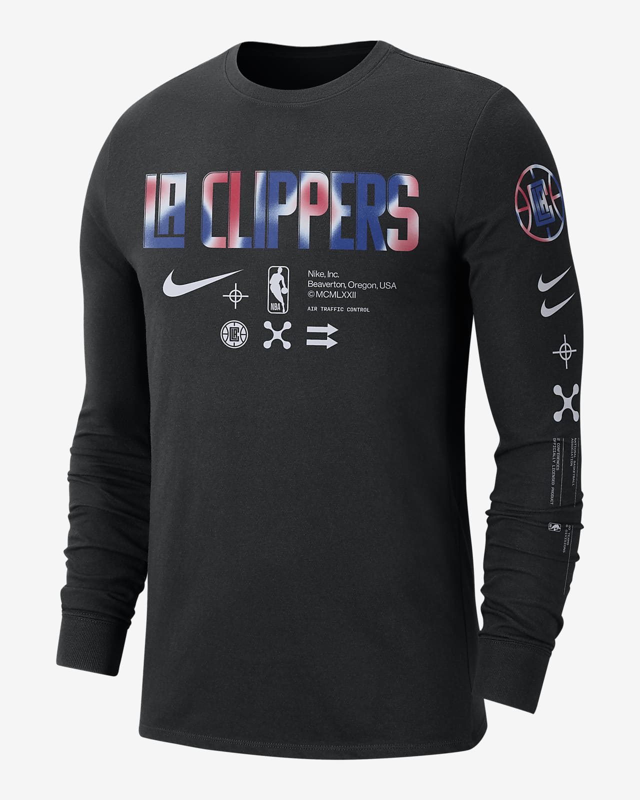 LA Clippers Men's Nike NBA Long-Sleeve T-Shirt.