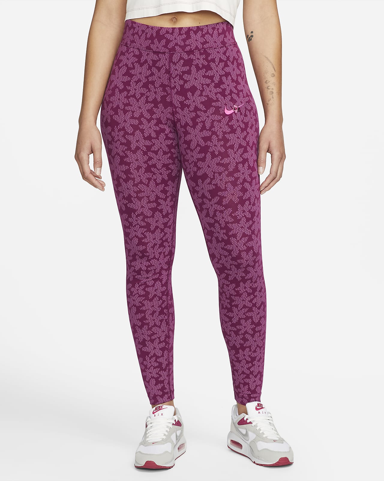 Leggings de tiro alto con estampado para mujer Nike Sportswear. Nike MX
