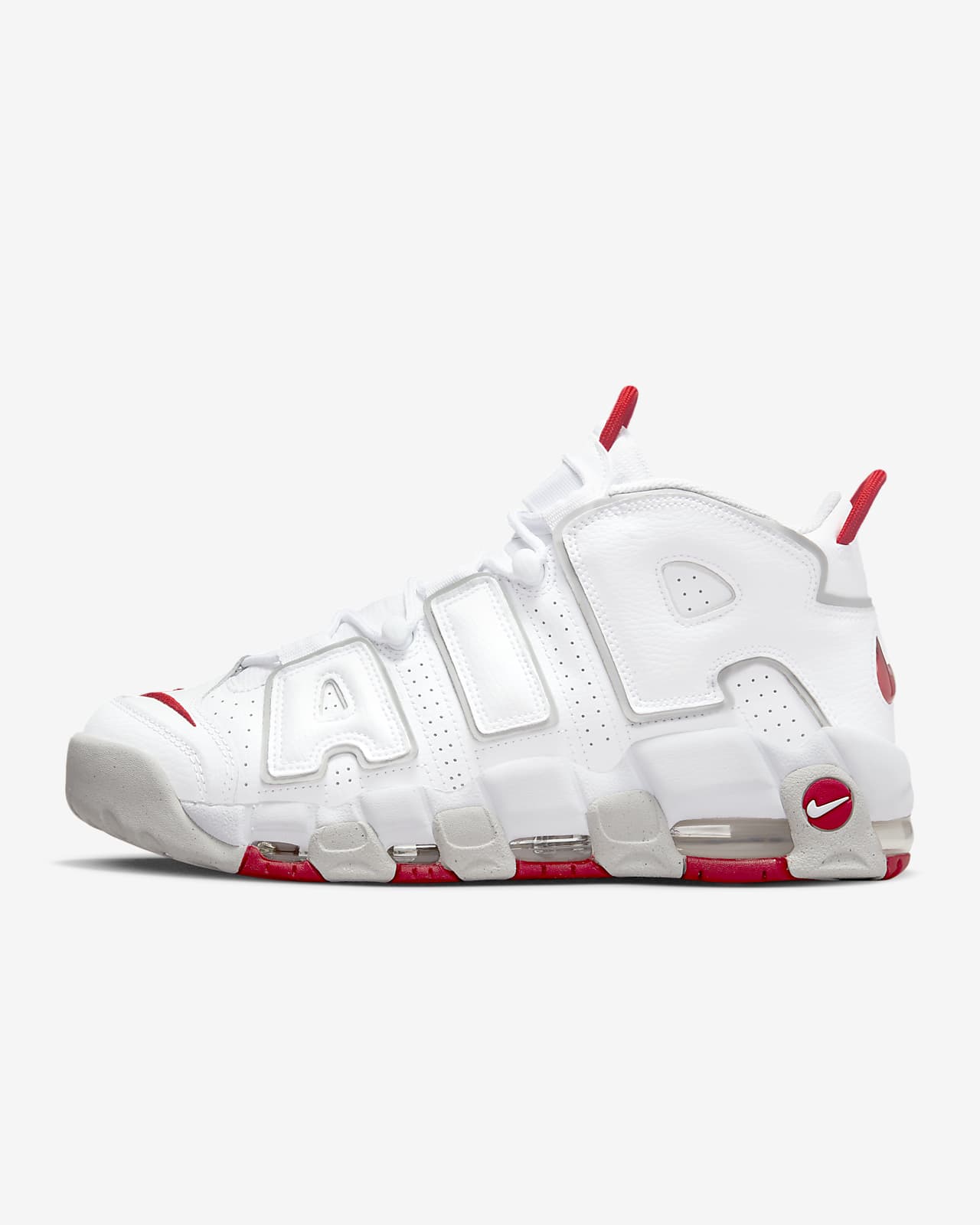 white nike uptempo 96