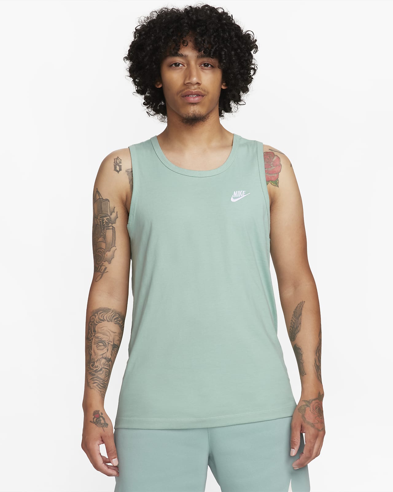 Nike Gray Active Tank Size M - 77% off