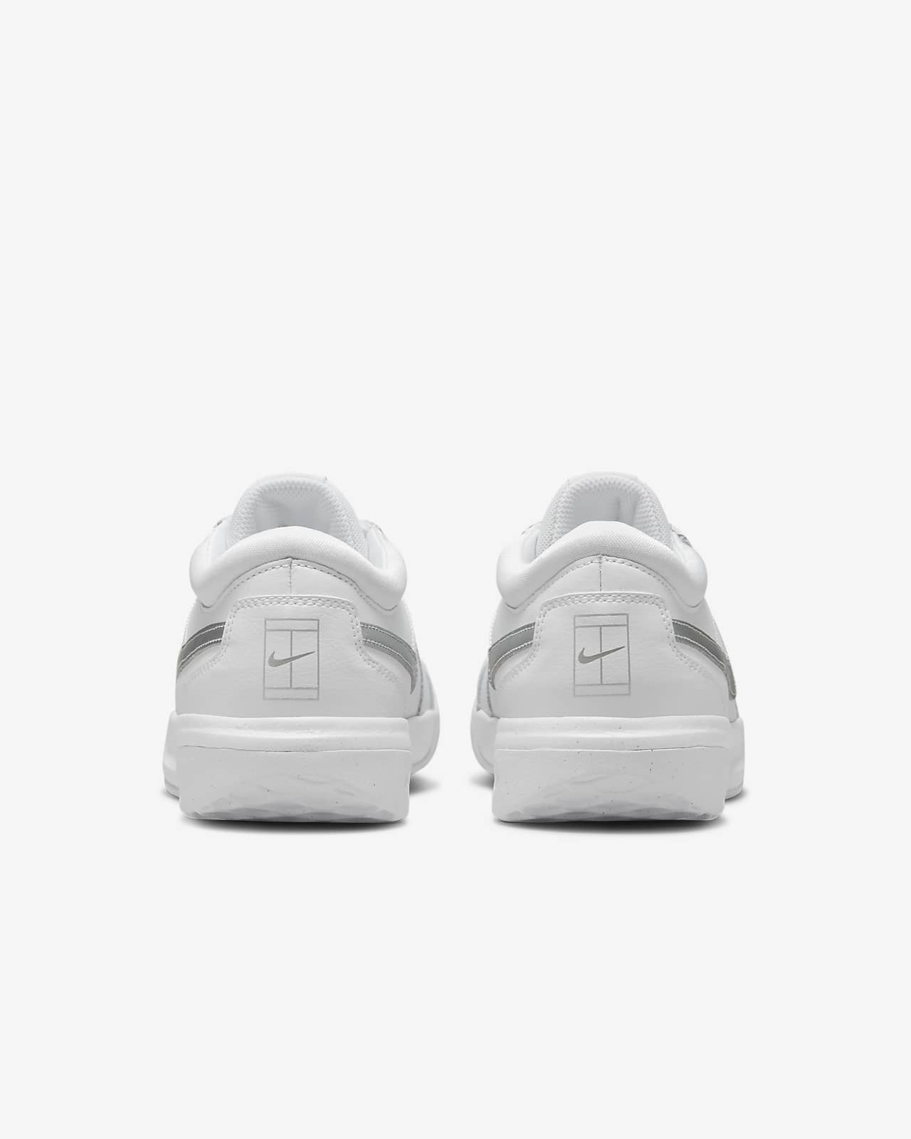 nike women's white leather tennis shoes