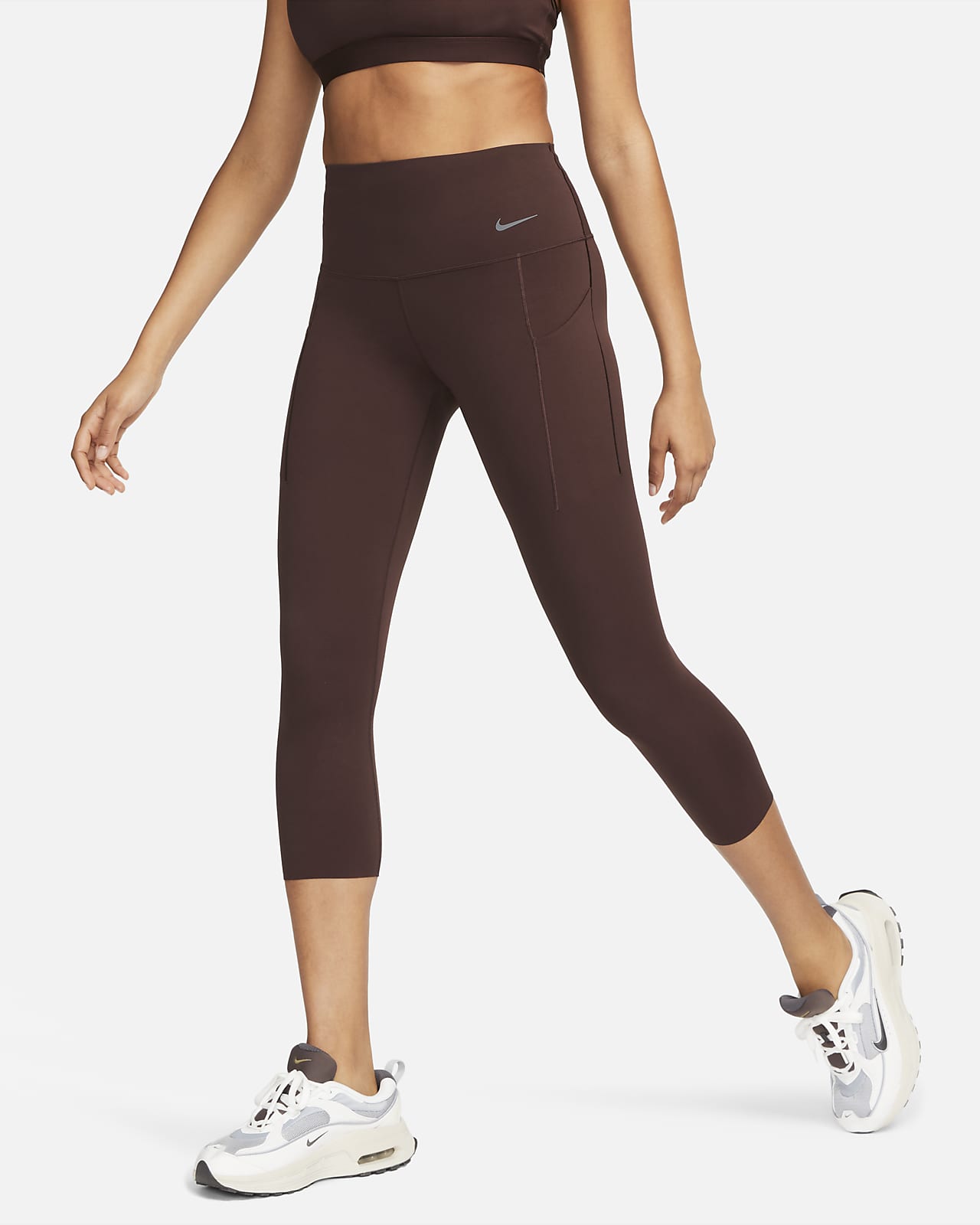Nike Universa Women's Medium-Support High-Waisted Cropped Leggings with Nike.com