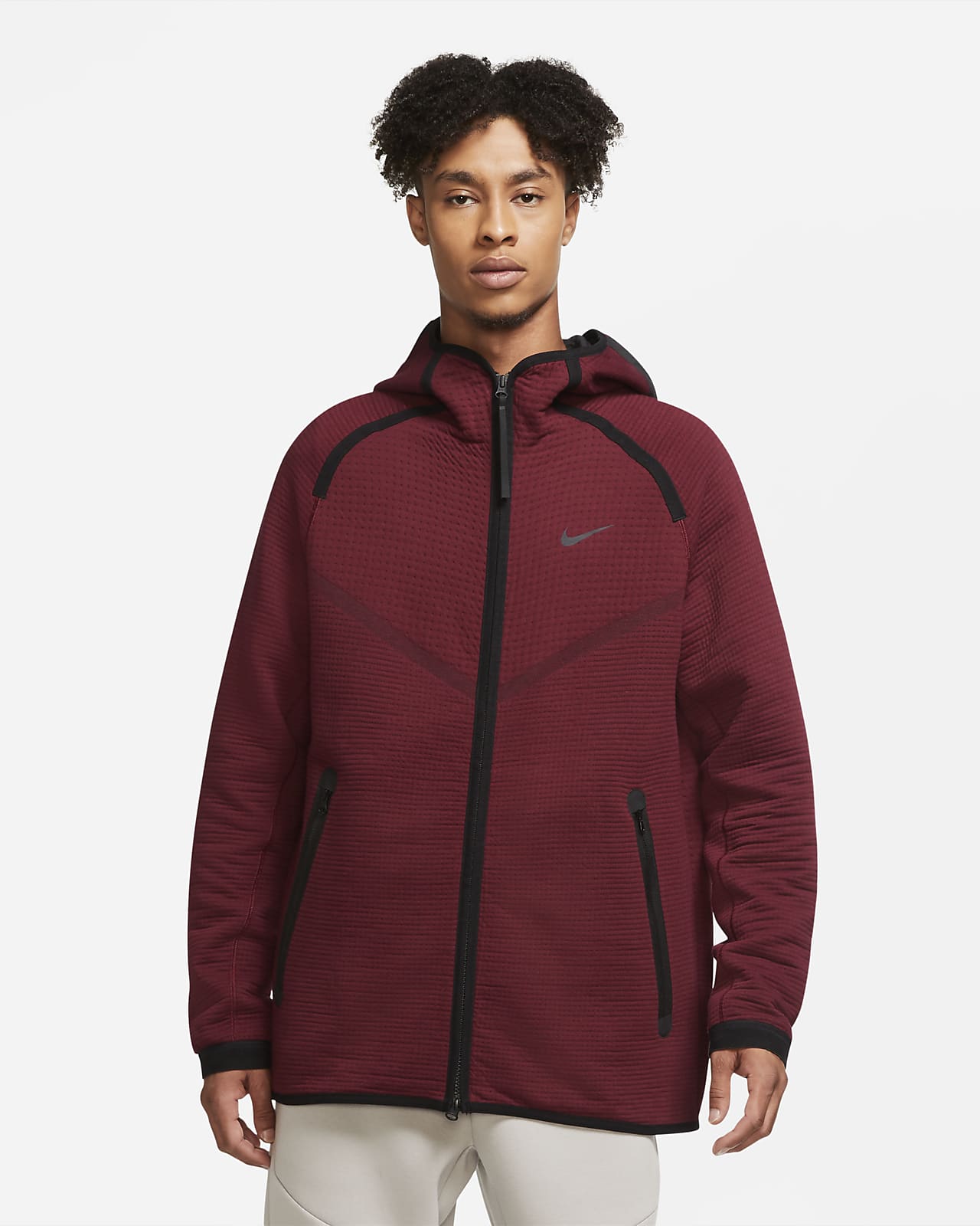 nike men's windrunner full zip jacket