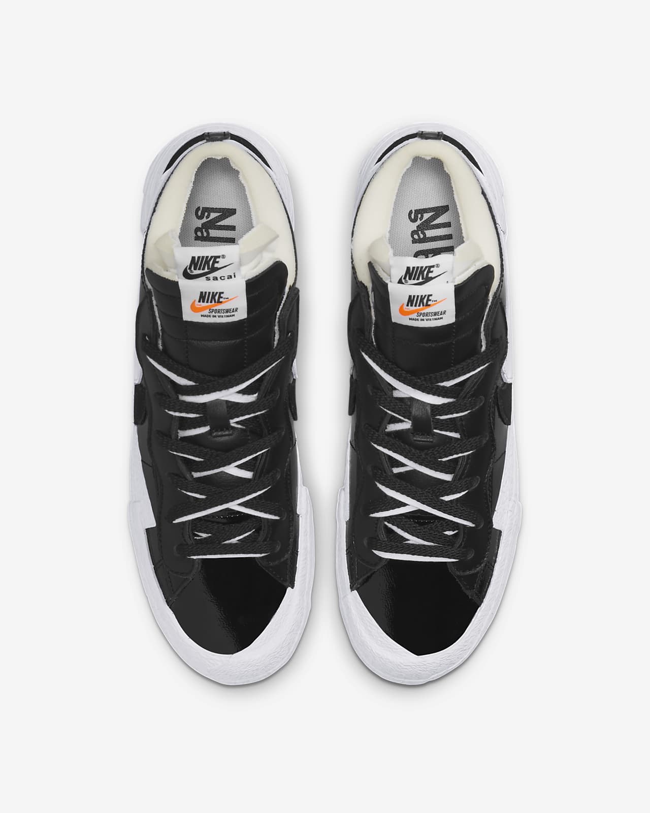 Scarpe da ginnastica Nike x sacaï in Scamosciato Nero taglia 42 EU -  23419180