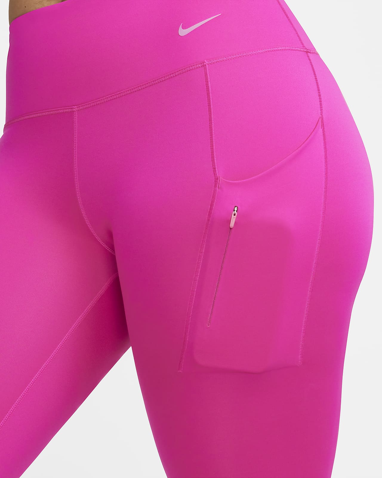 Legging taille mi-haute à maintien supérieur et coupe longue avec poches  Nike Go pour femme