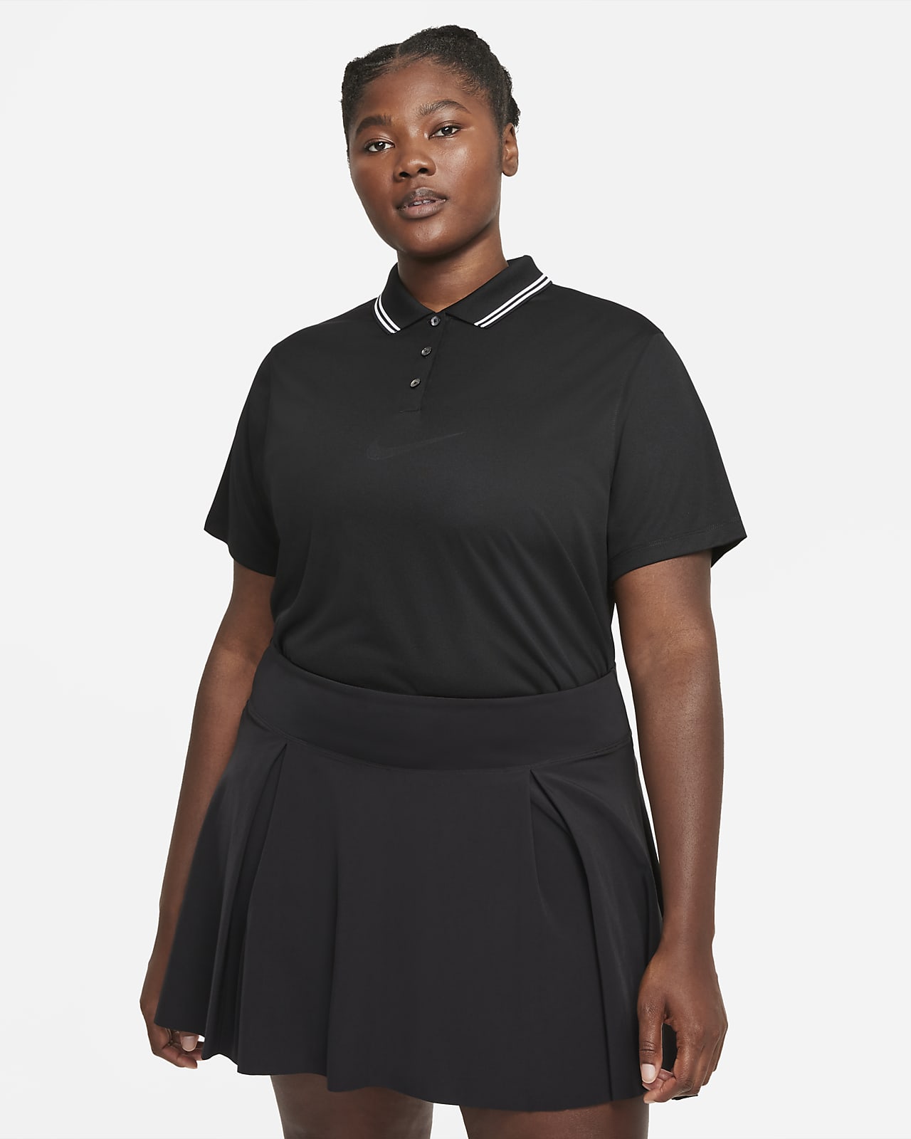 Nike Dri-FIT Victory golfskjorte til dame (Plus Size)