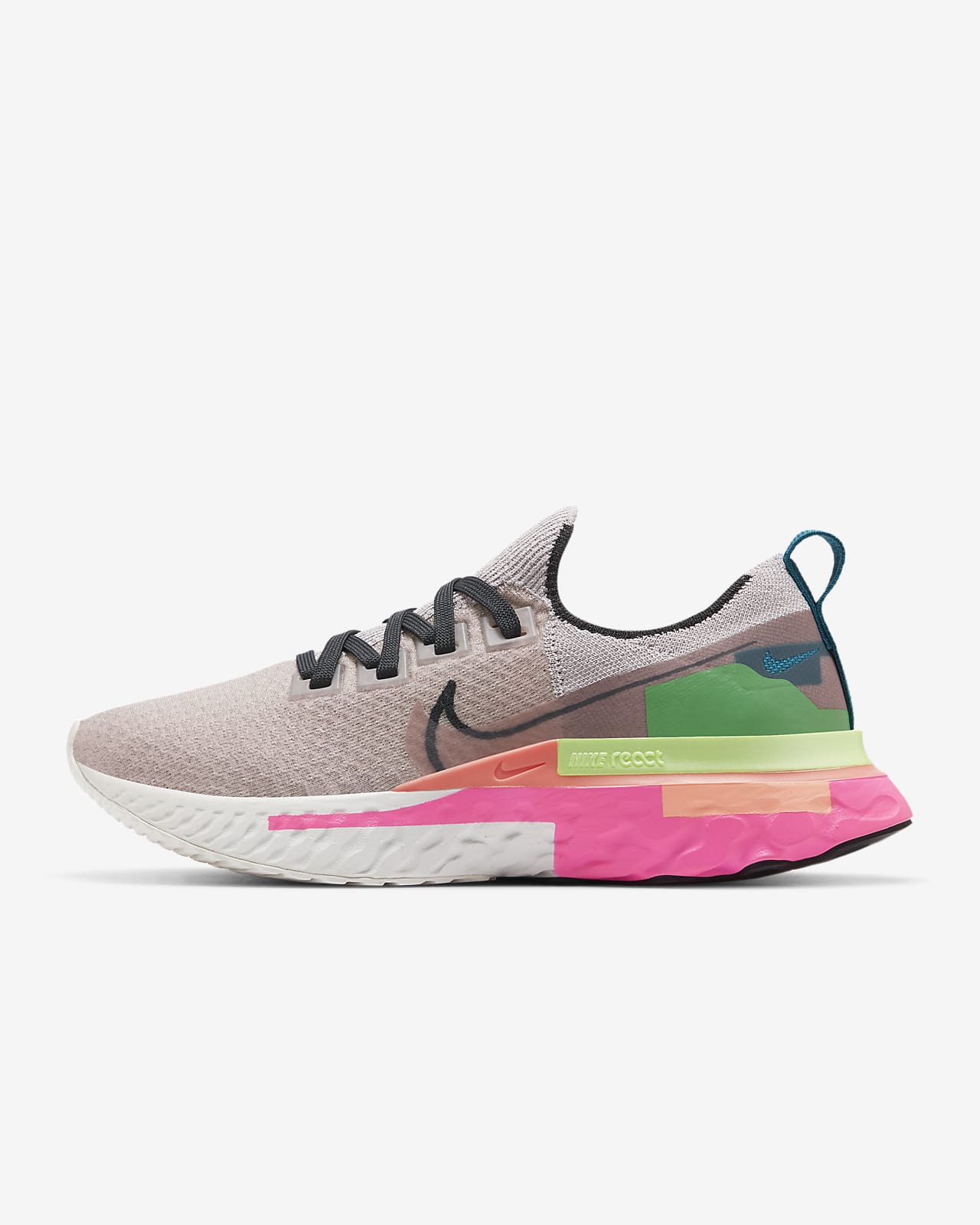 nike react grey womens