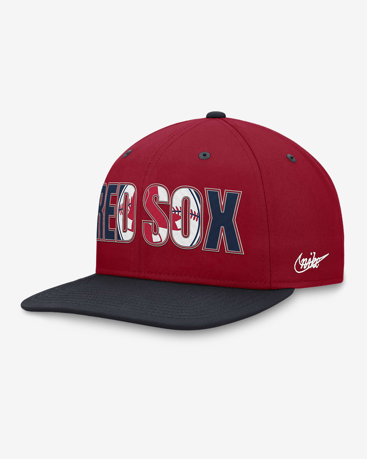 St. Louis Cardinals Nike Team Vintage Strapback Hat Black Red MLB