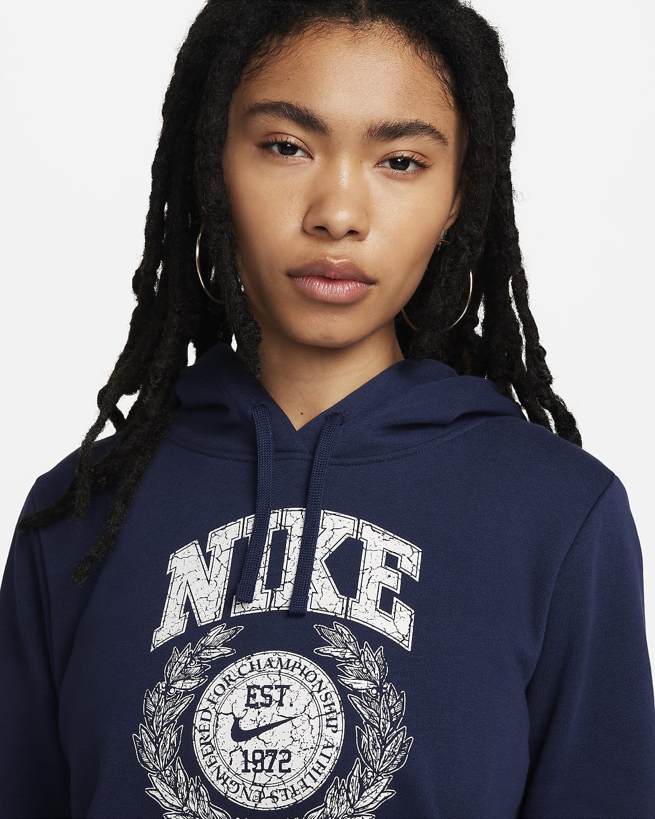 Nike Sportswear Club Fleece Overhead Hoodie - Navy