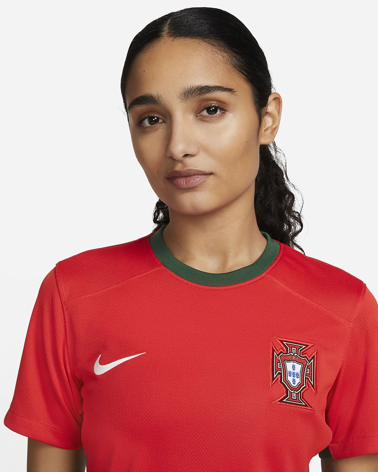 Portugal 2023 Stadium Home Women's Nike Dri-FIT Football Shirt. Nike IL