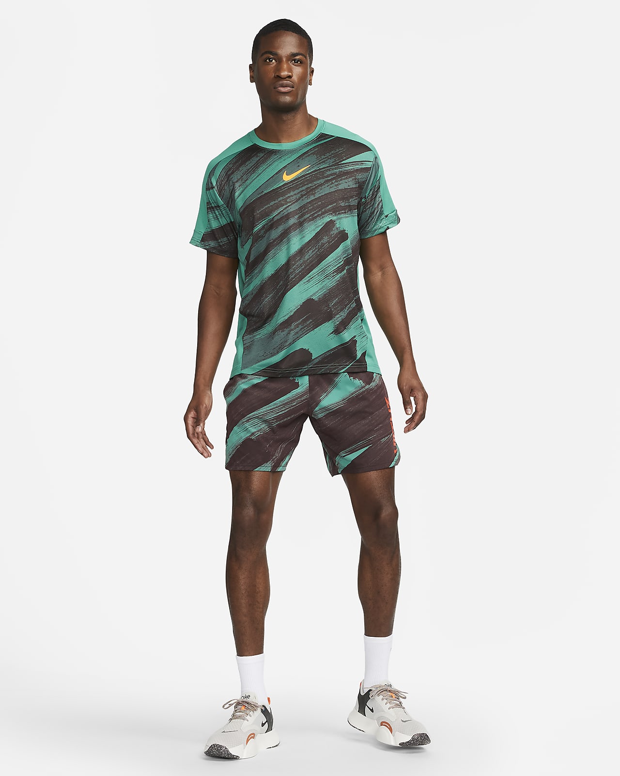 nike mens shorts and top set