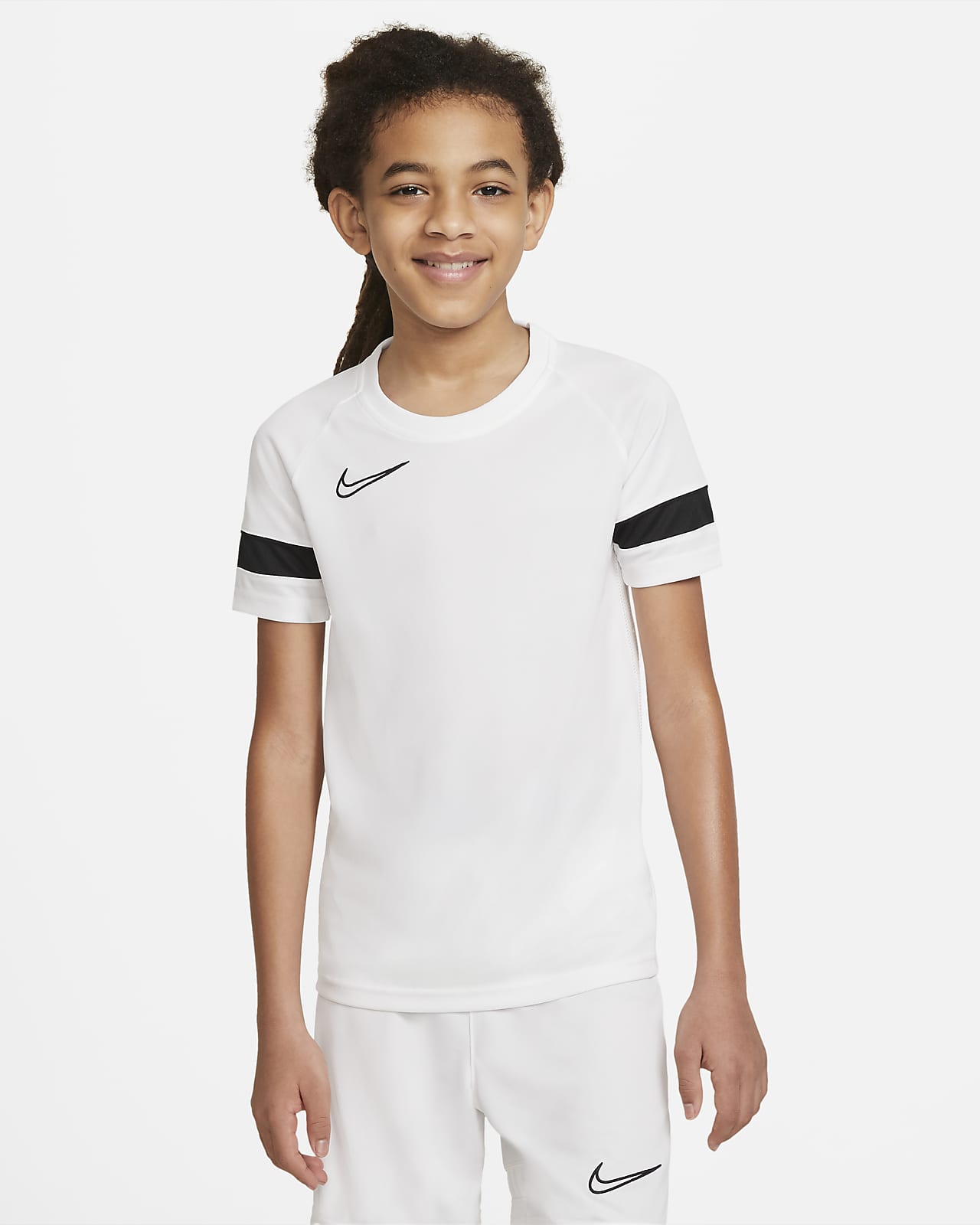 Nike Dri-FIT Academy Kurzarm-Fußballoberteil für ältere Kinder