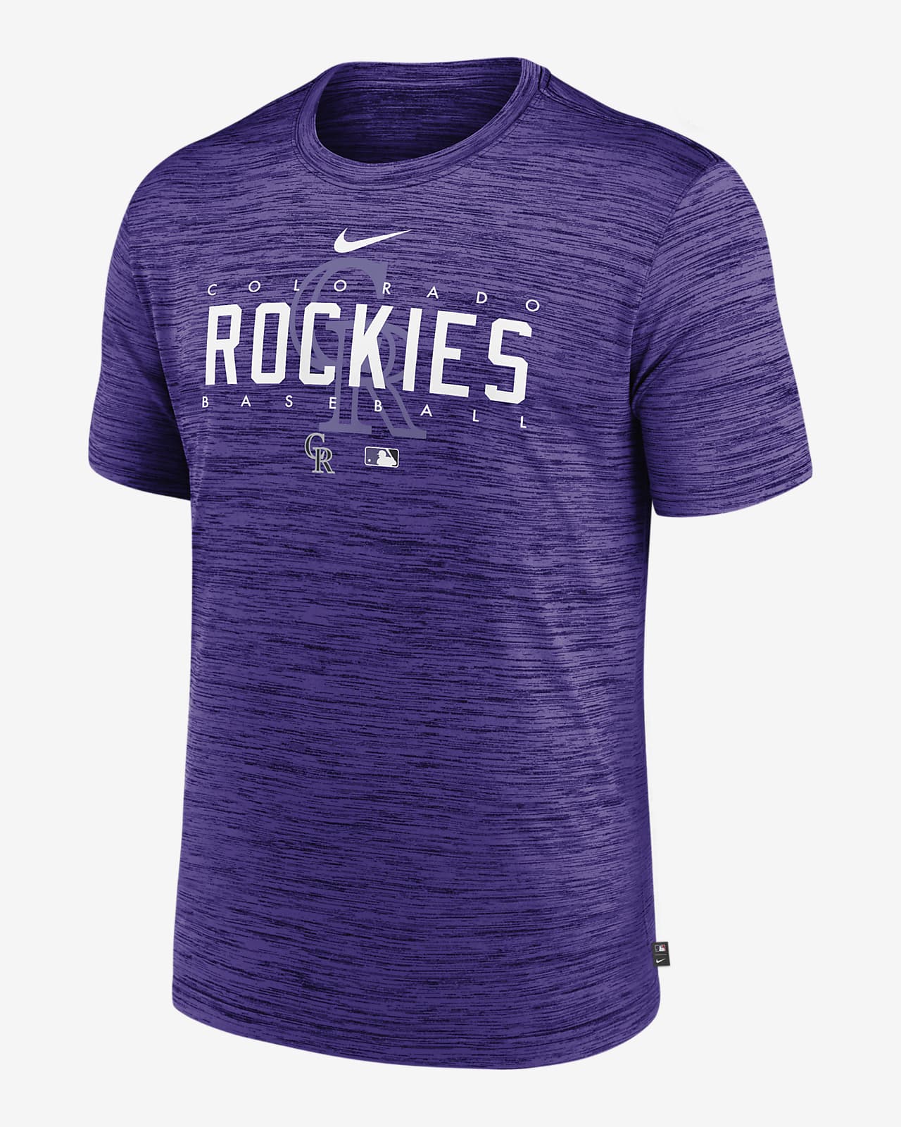Nike Dri-FIT Velocity Practice (MLB Colorado Rockies) Men's T-Shirt