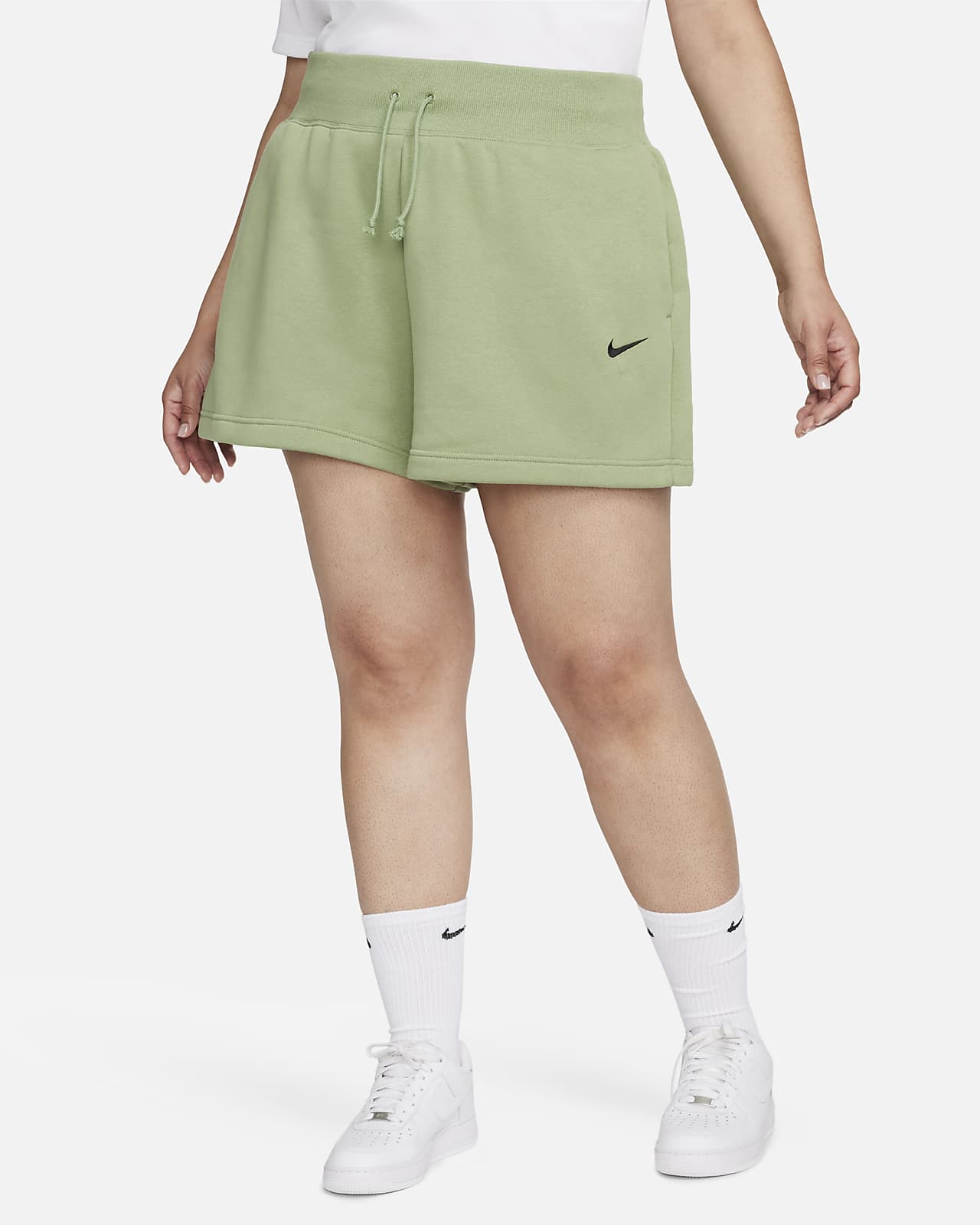 Nike Sportswear Phoenix Fleece Women's High-Waisted Loose Shorts (Plus Size)