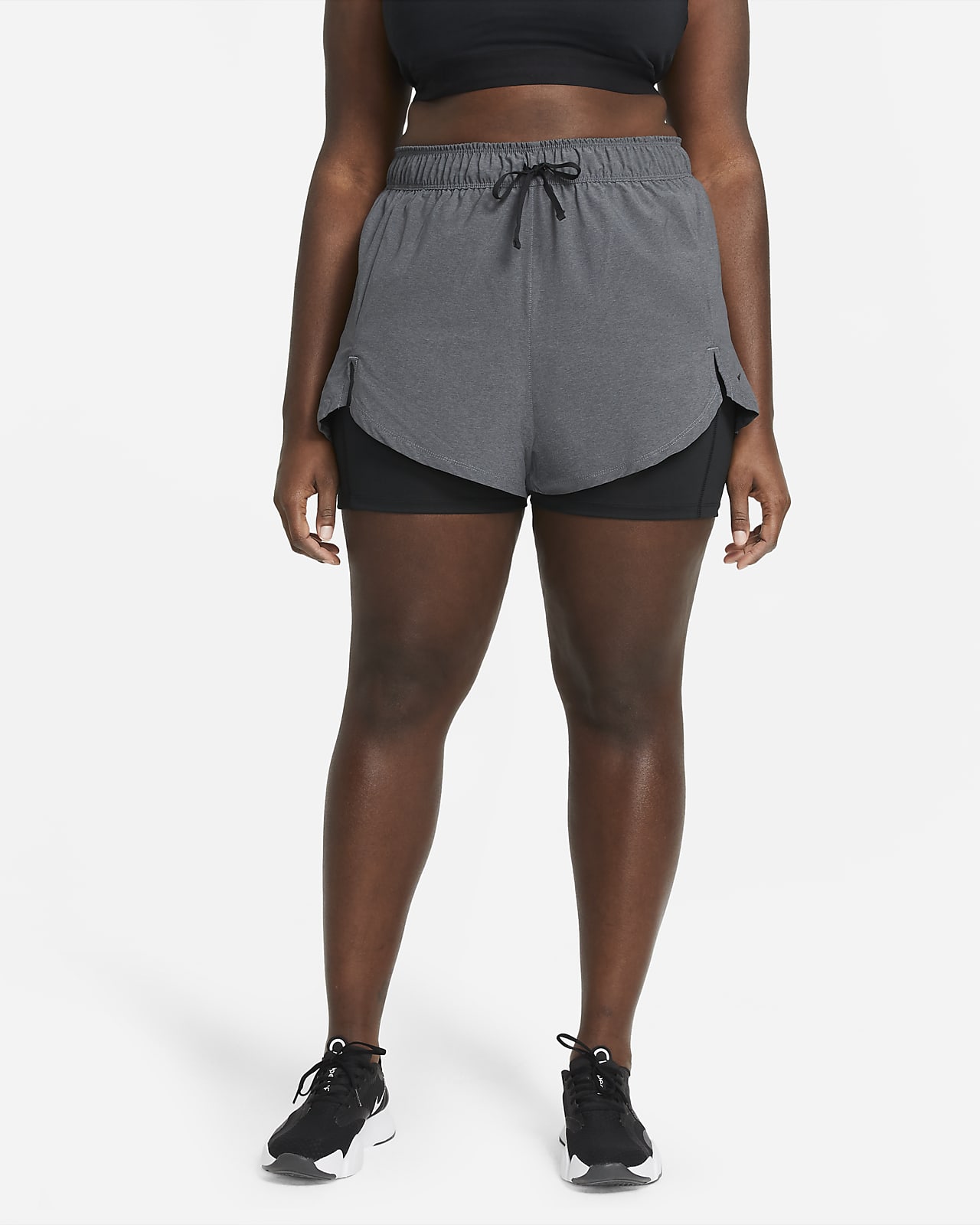 Numeriek Evenement alleen Nike Flex Essential Women's 2-in-1 Training Shorts (Plus Size). Nike.com
