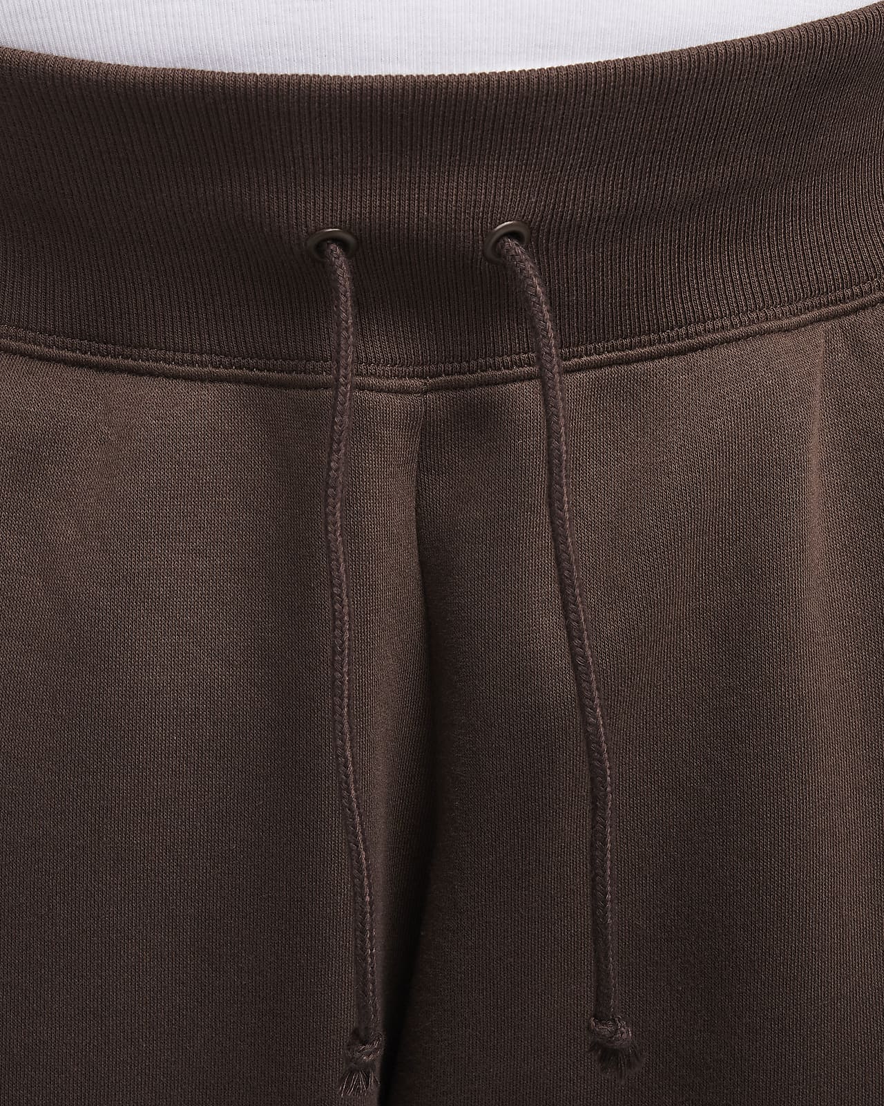 Nike Sportswear Phoenix Fleece Women's High-Waisted Curve Sweatpants Size -  M Tan