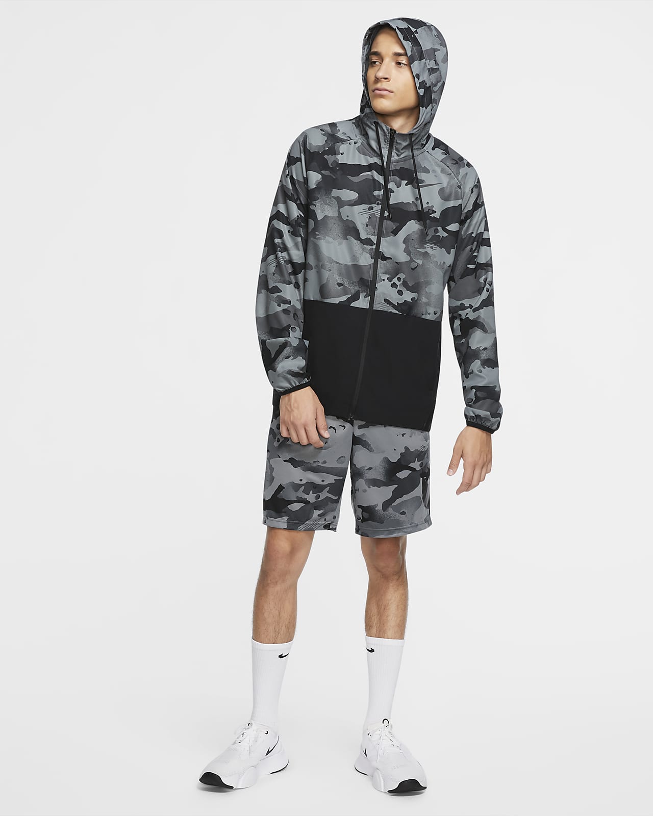 nike windbreaker camouflage