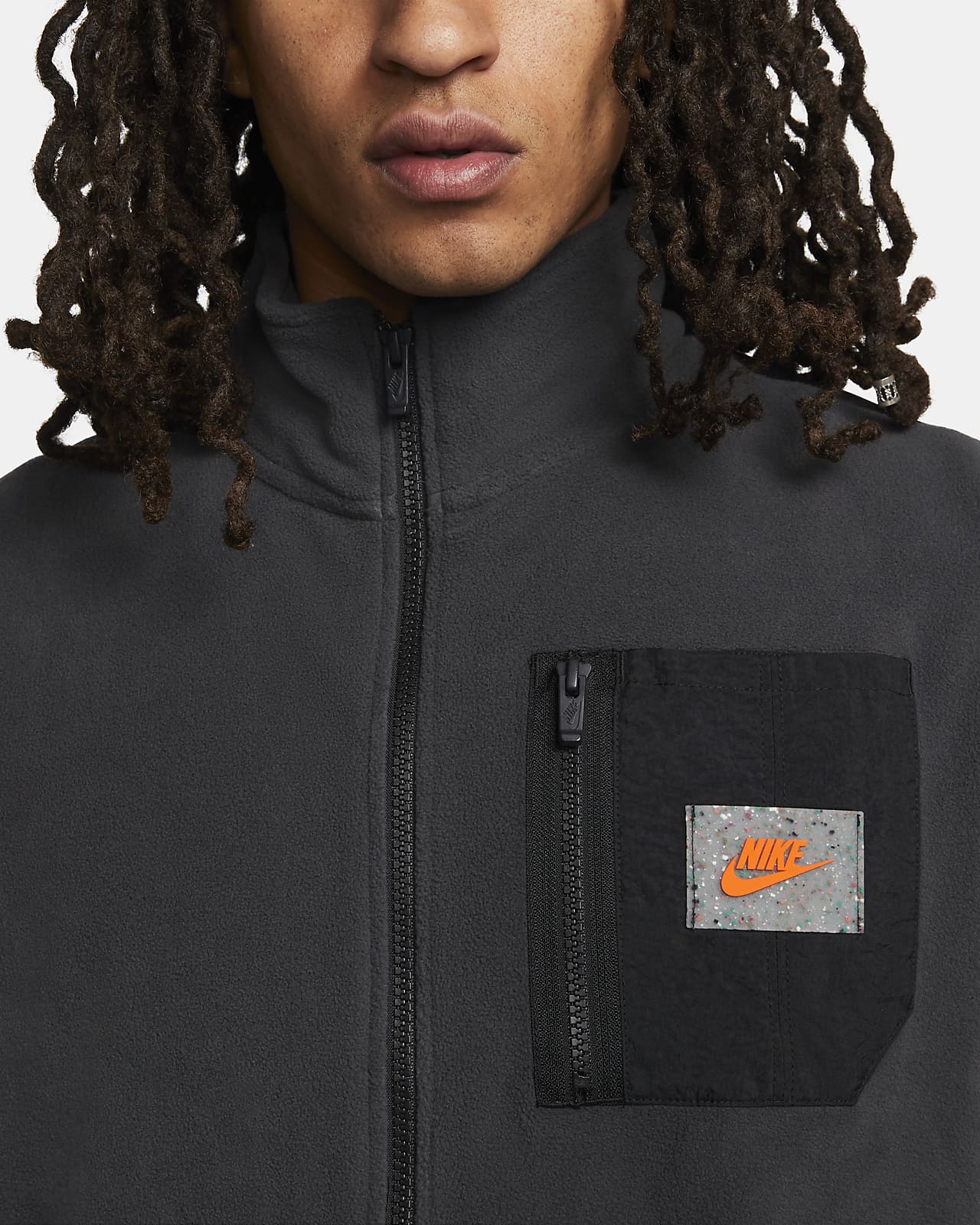 mens grey nike gilet