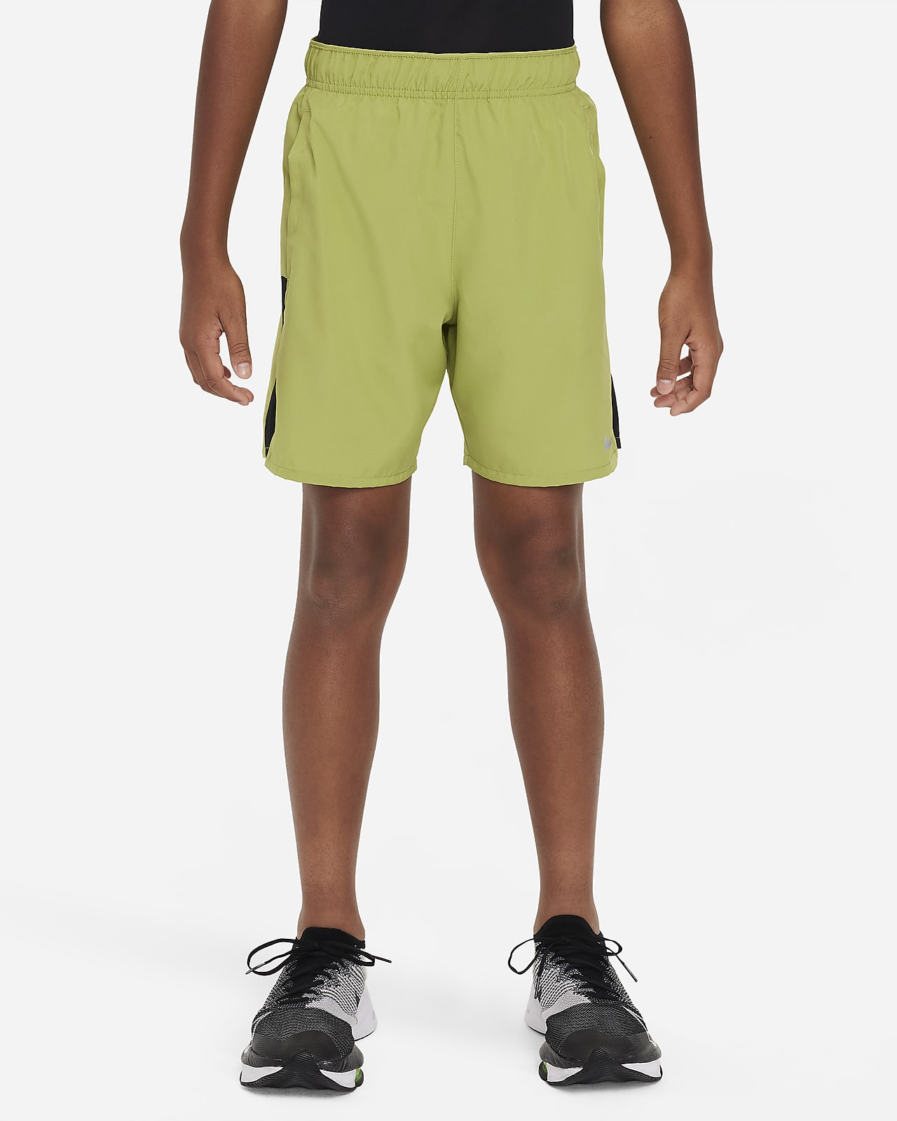 Nike Shorts Girls Large Green Dri-Fit Training Running Athletic