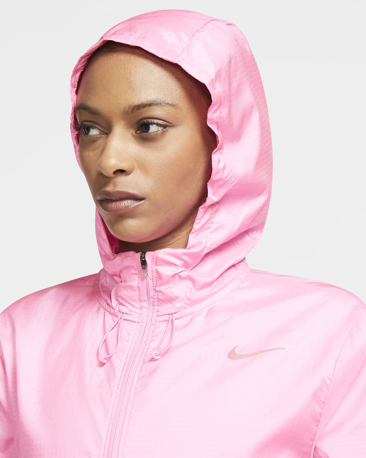 nike pink running jacket
