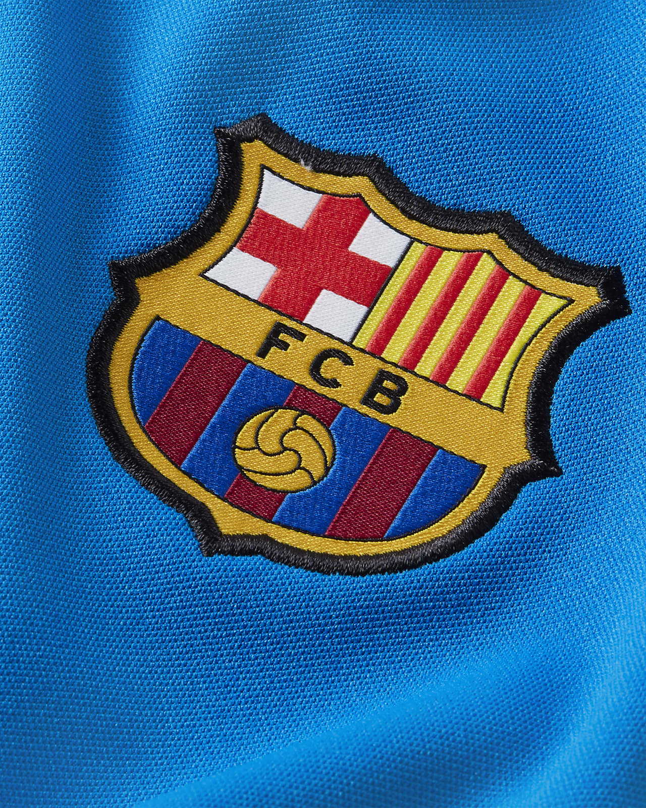 Veste De Survêtement Officielle FC Barcelone Pour Enfant - Taille 10-11 Ans - Blason Brodé, Zip FCB