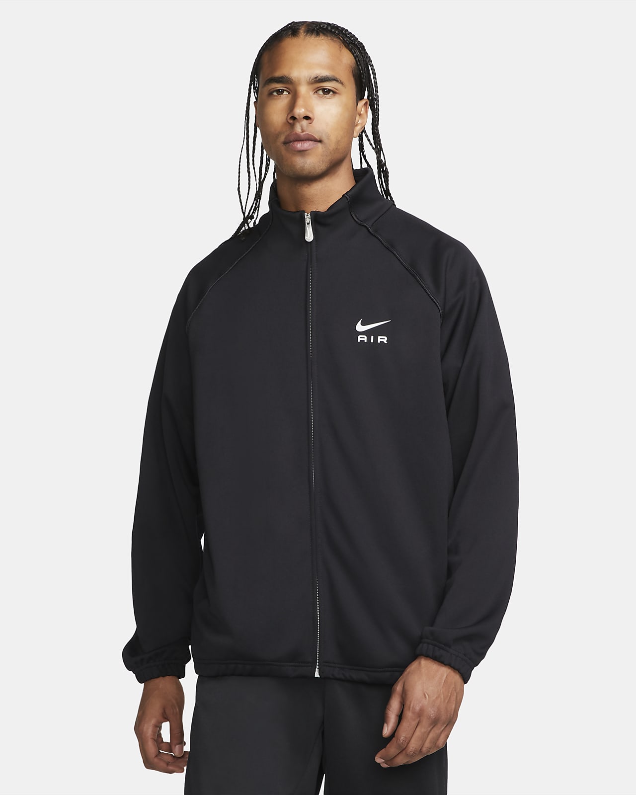 Nike Air Herenjack van poly-knit materiaal. Nike BE