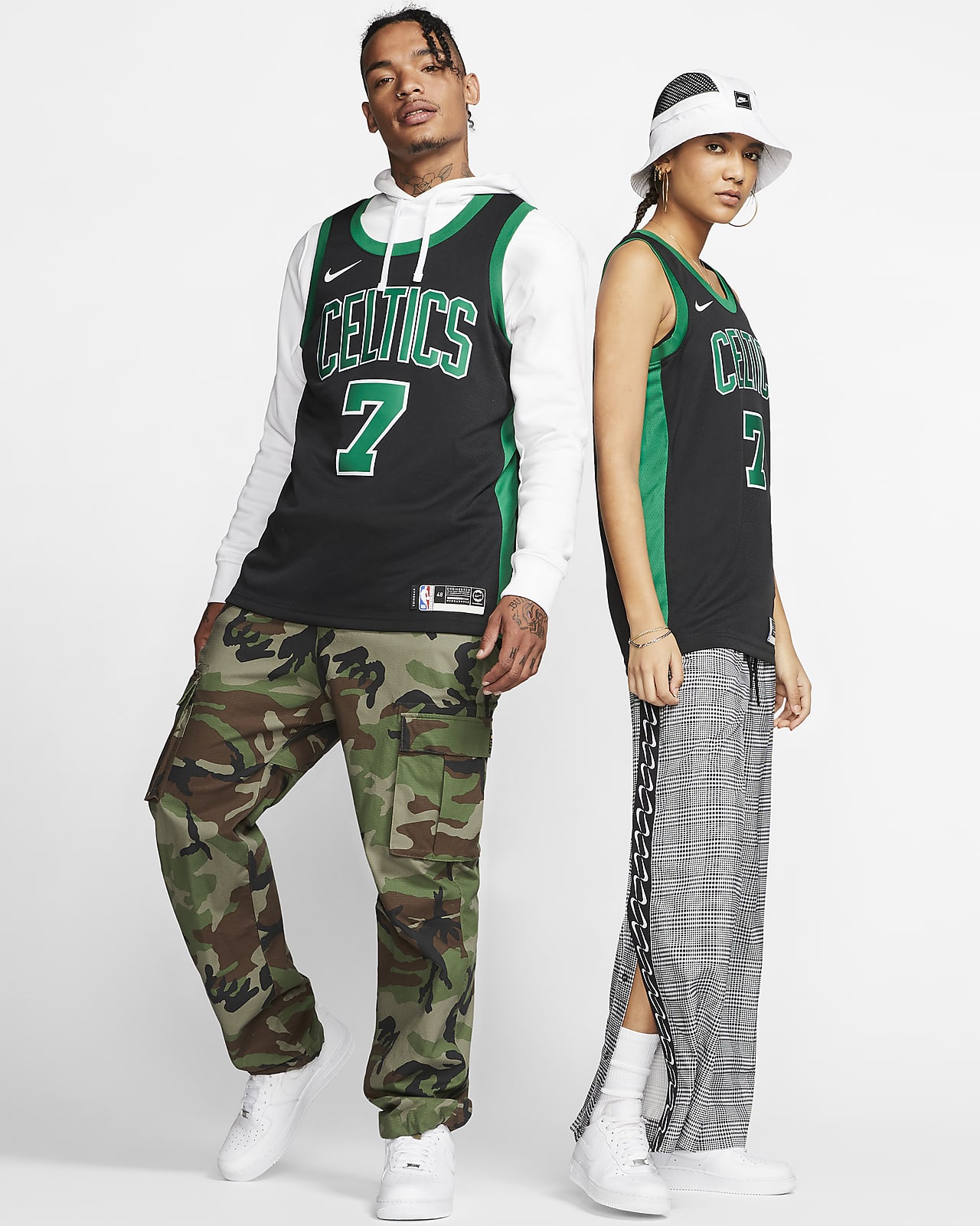 NBA Celtics 7 Jaylen Brown Gray City Edition Nike Men Jersey