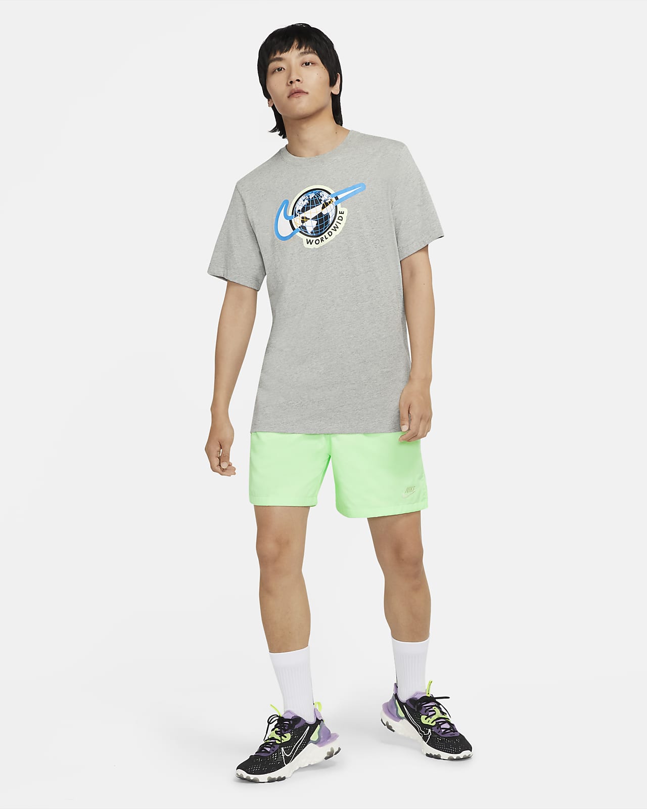 nike woven logo shorts