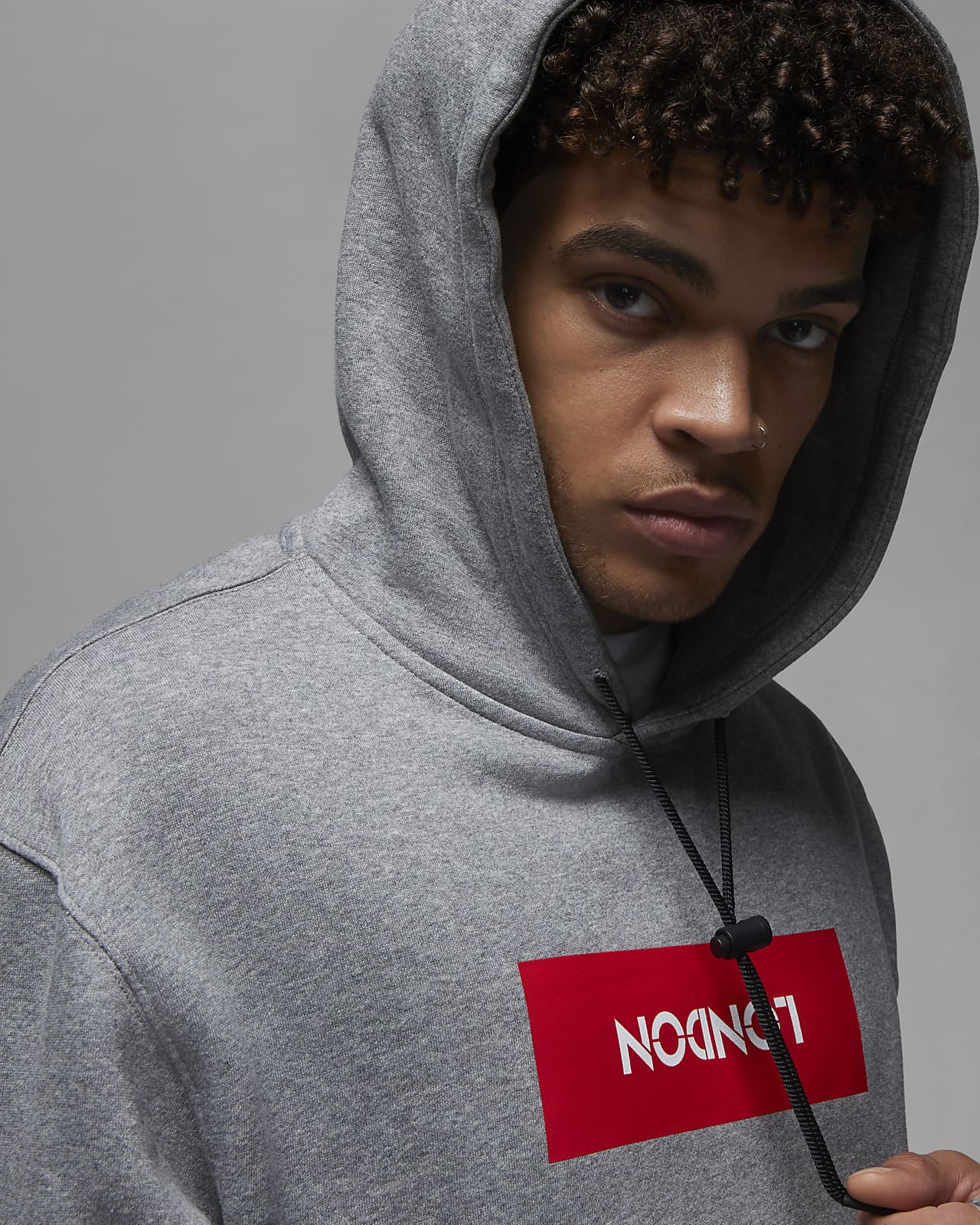 Jordan 'London' Stencil Men's Pullover Hoodie. Nike CZ
