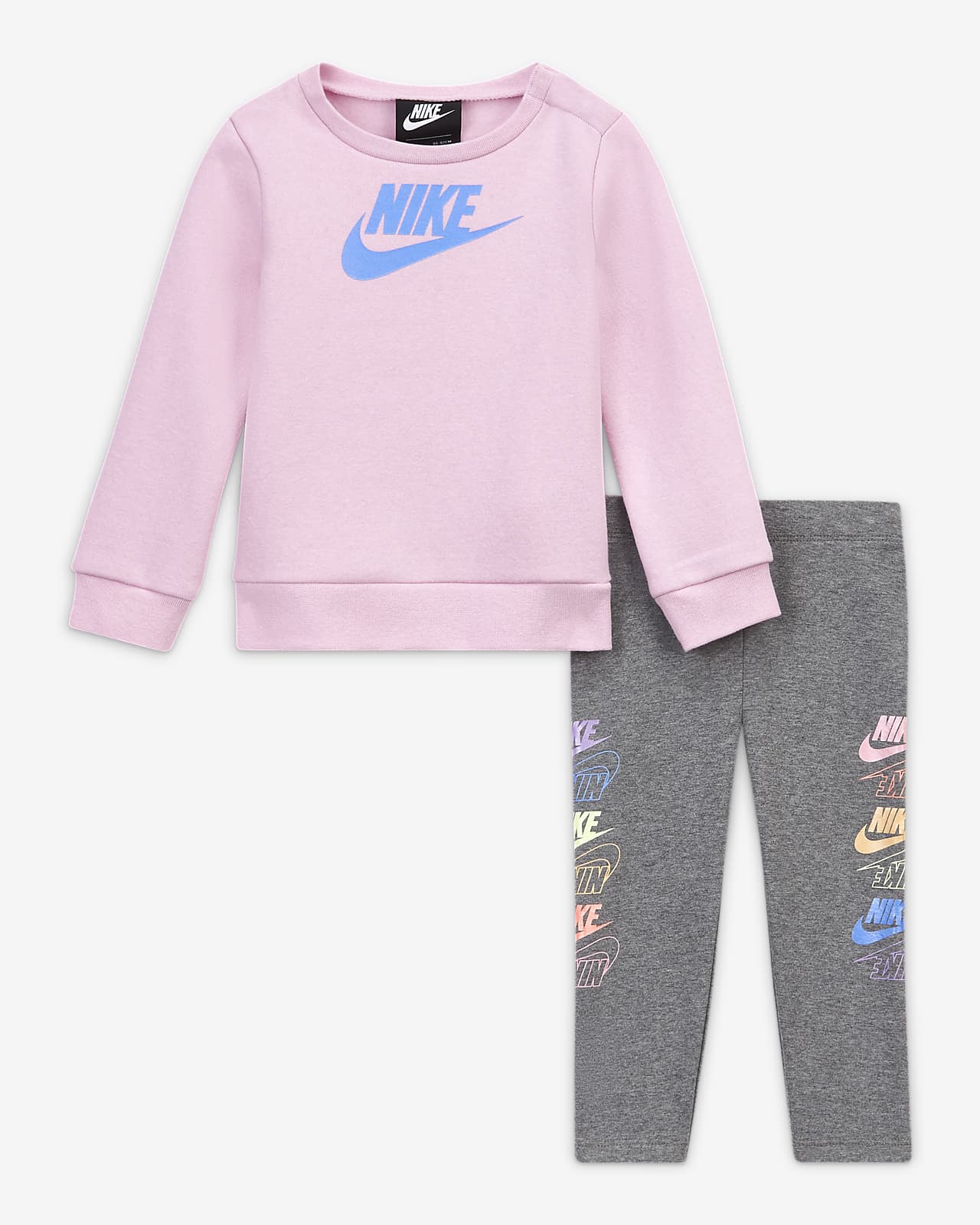 nike set pink