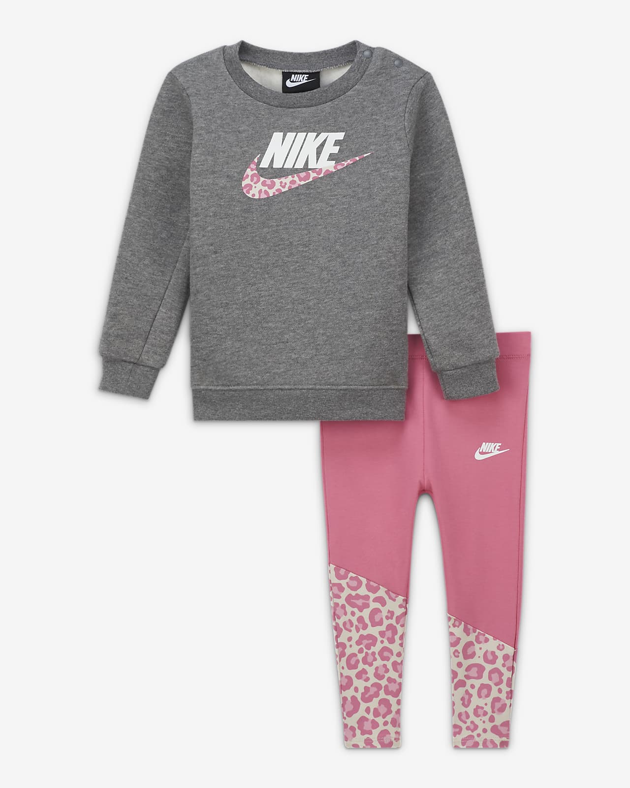traje Comparar Horror Conjunto de leggings y sudadera para bebé de 12 a 24 meses Nike. Nike.com