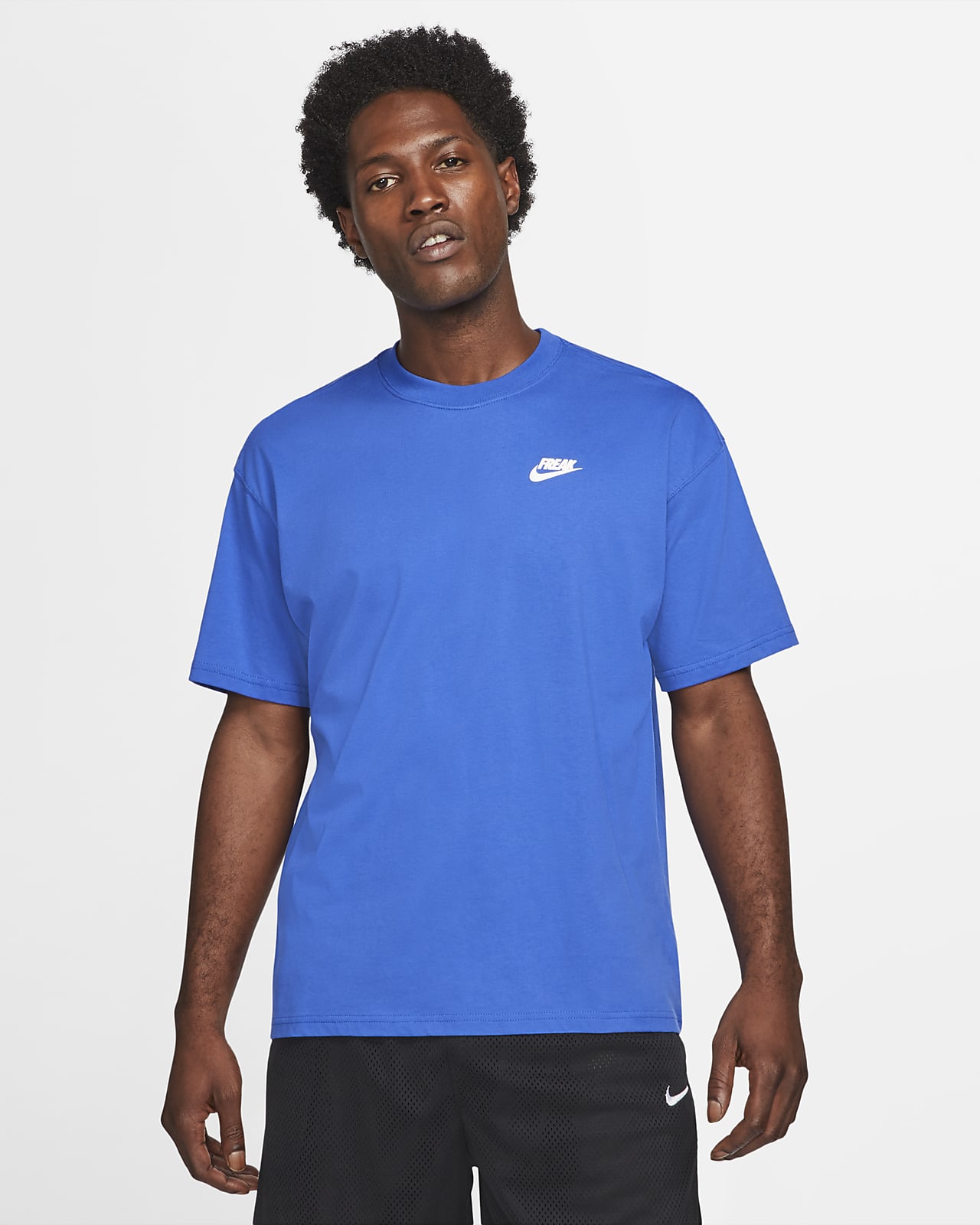 nike freak shirt blue