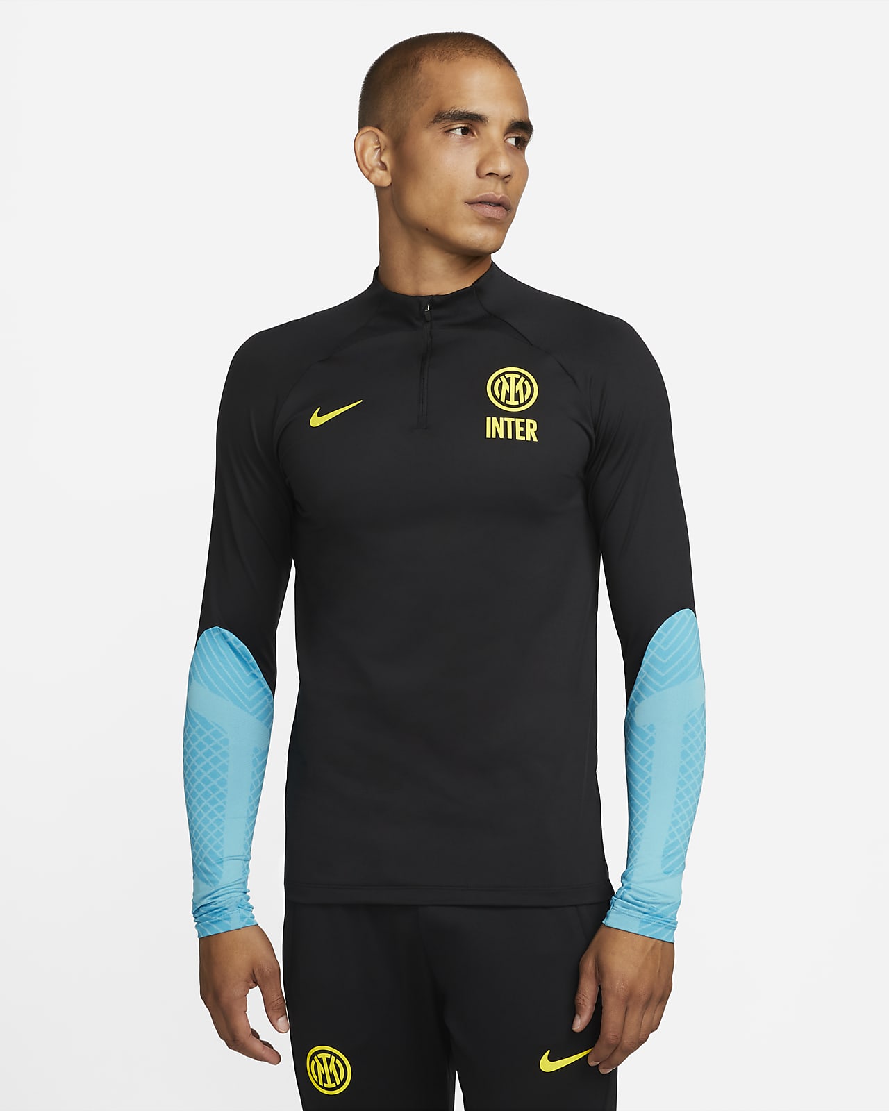 Inter Milan Strike Nike voetbaltrainingstop met Dri-FIT voor heren. Nike BE