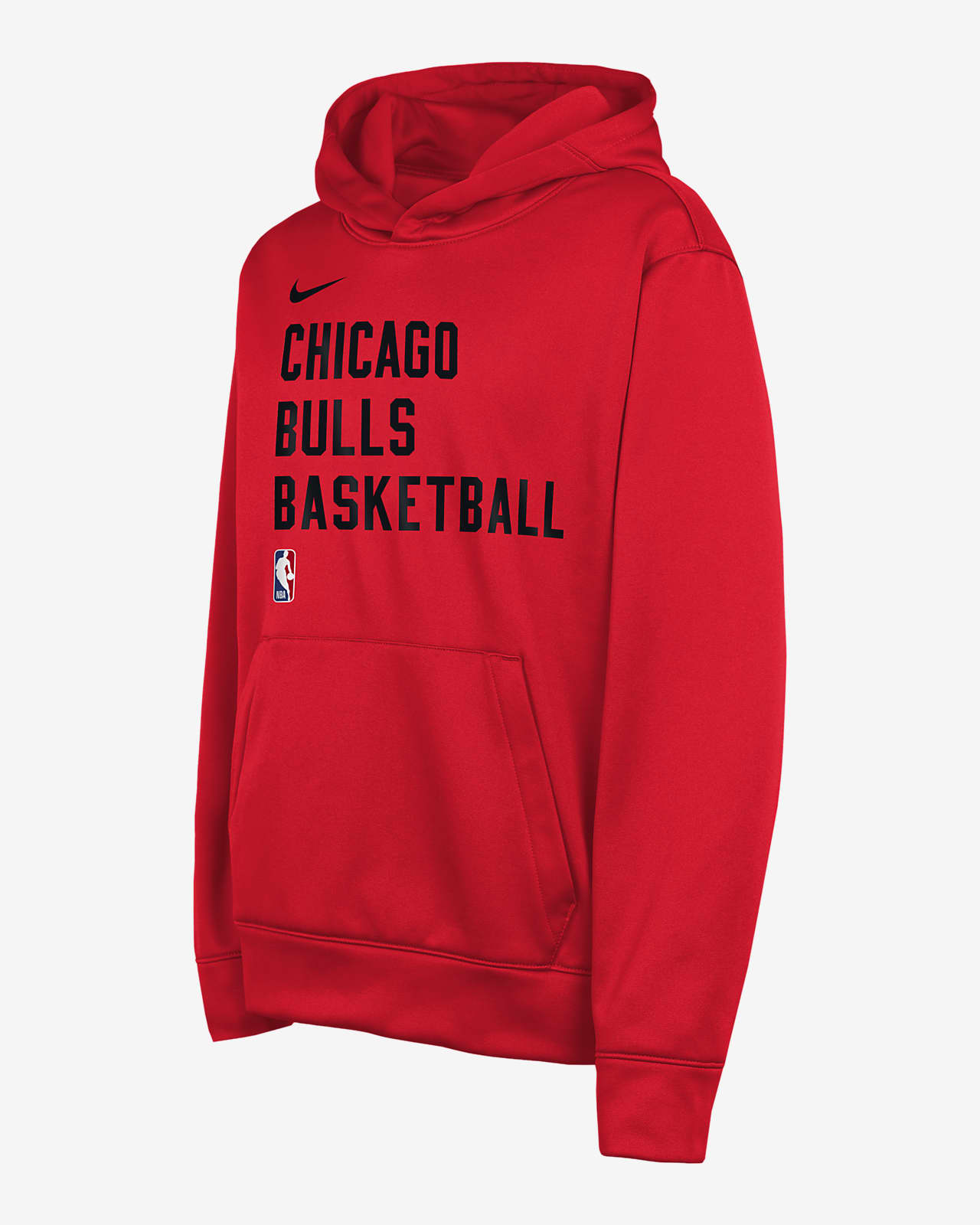 Chicago Bulls Big Kids' Nike Dri-FIT NBA Pullover Hoodie
