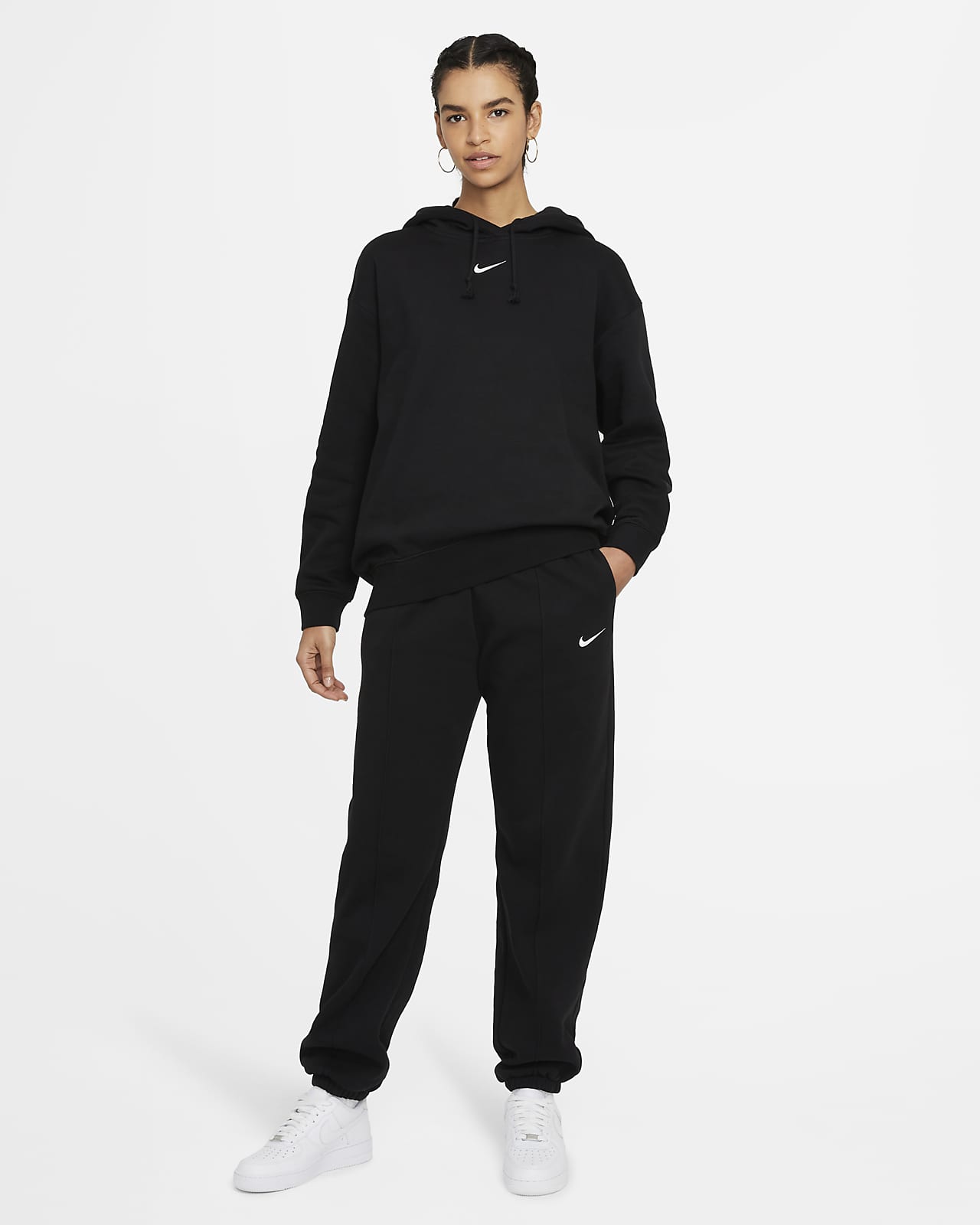 nike men's sportswear essentials collection oversized fleece hoodie