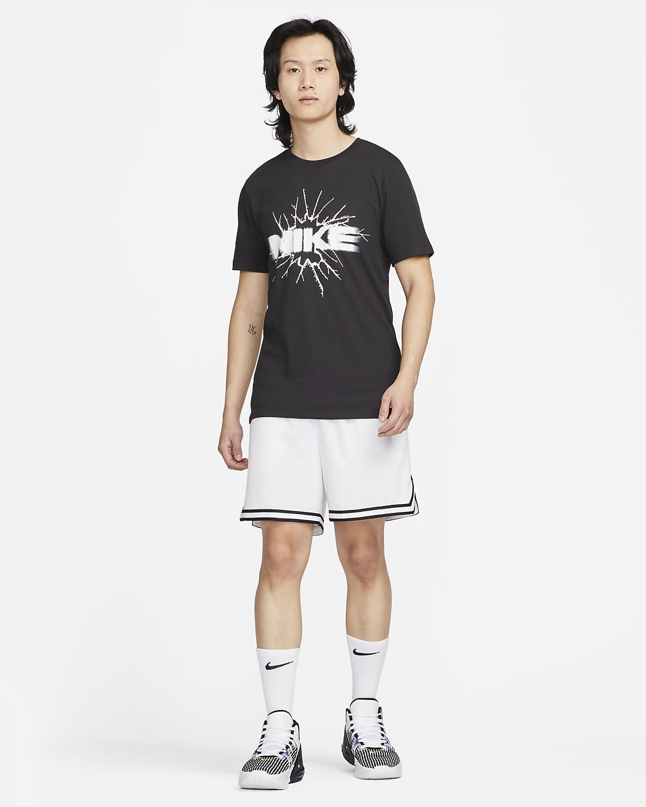 Nike Dri-FIT Short-Sleeve Basketball T-Shirt - FJ2334-010