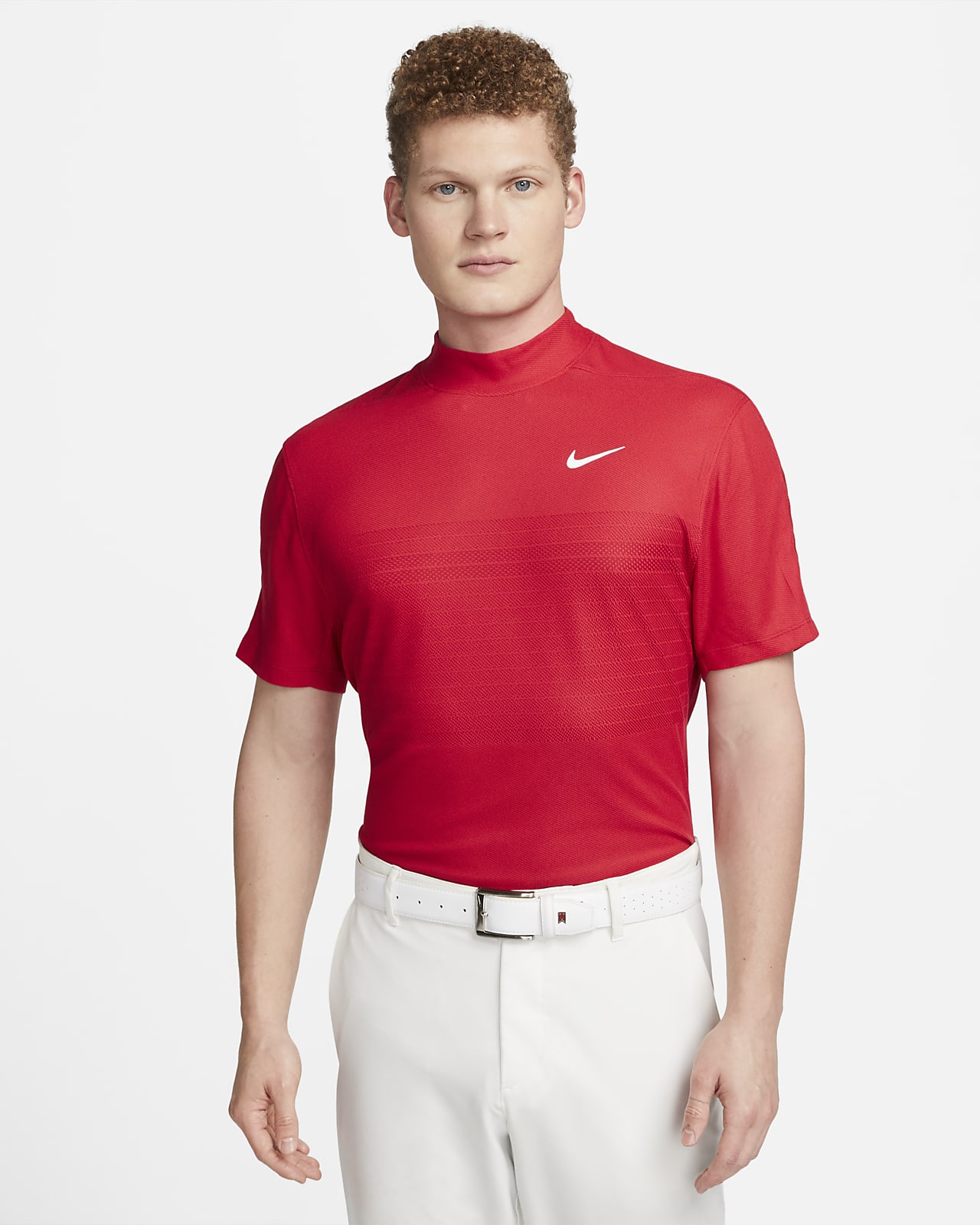 Nike Dri-FIT ADV Tiger Woods Golf-Poloshirt mit Stehkragen für Herren