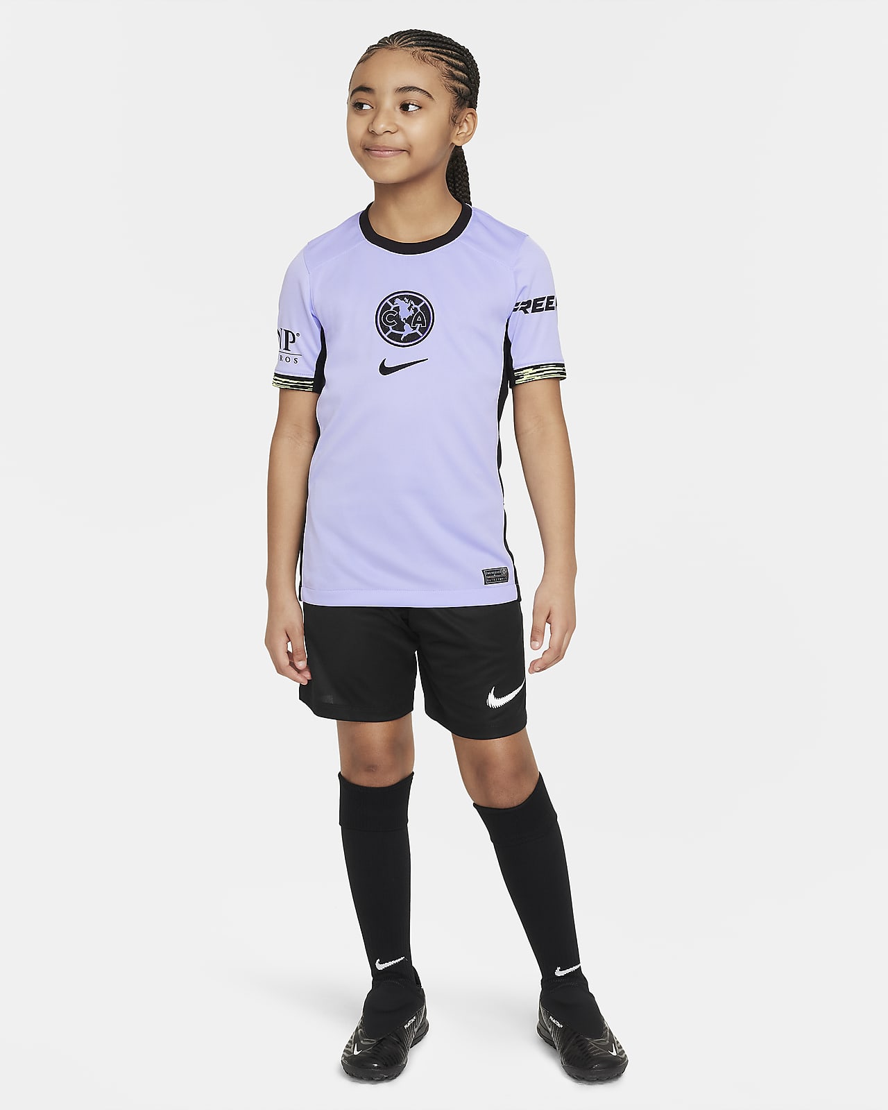 Club América 2023/24 Stadium Third Big Kids' Nike Dri-FIT Soccer Jersey.