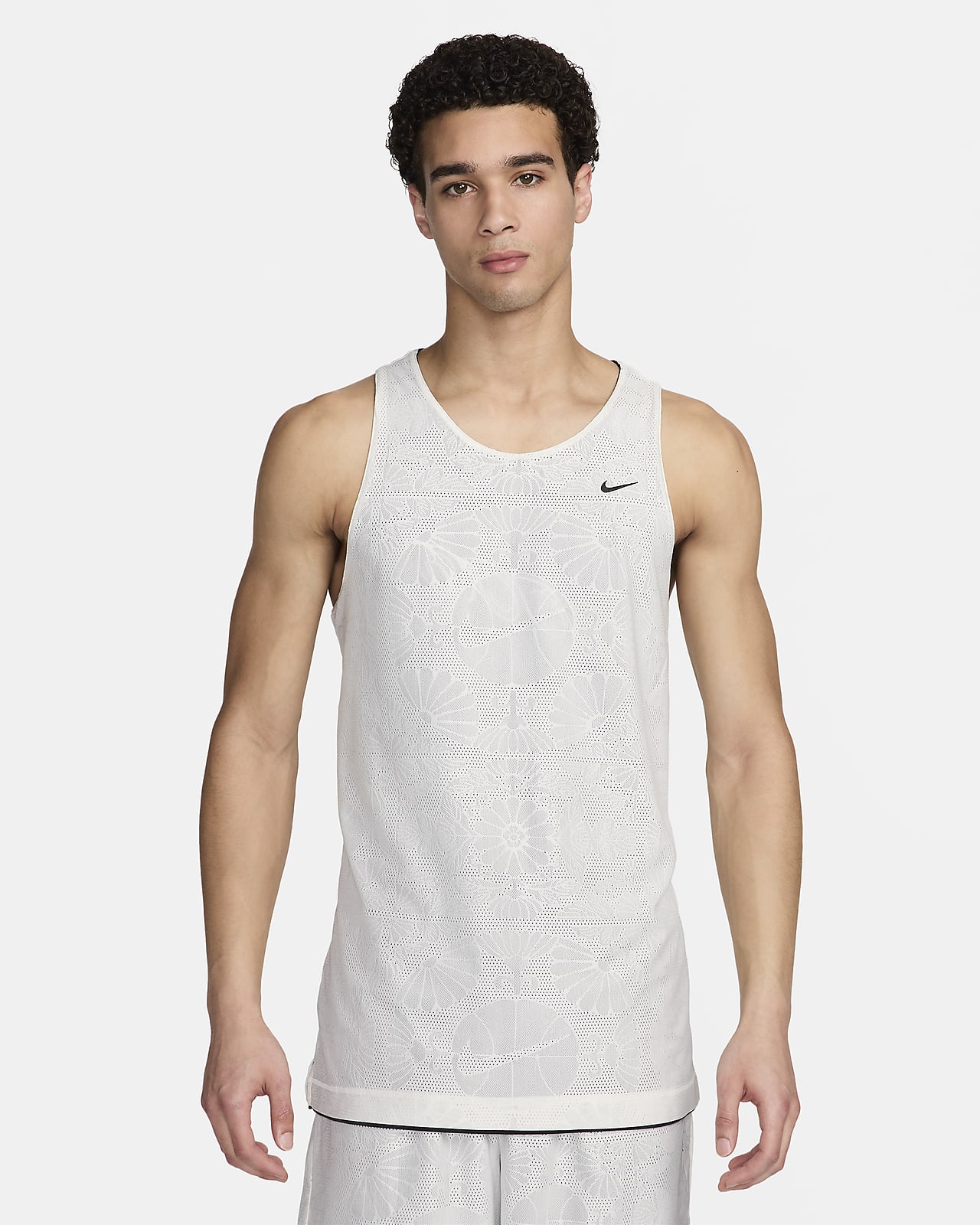 Vendbar Nike Standard Issue Dri-FIT-basketballtrøje til mænd