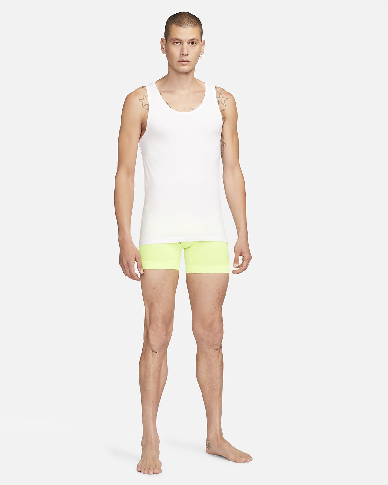 Nike Dri-FIT Essential Cotton Stretch Men's Slim Fit Tank Undershirt  (2-Pack).