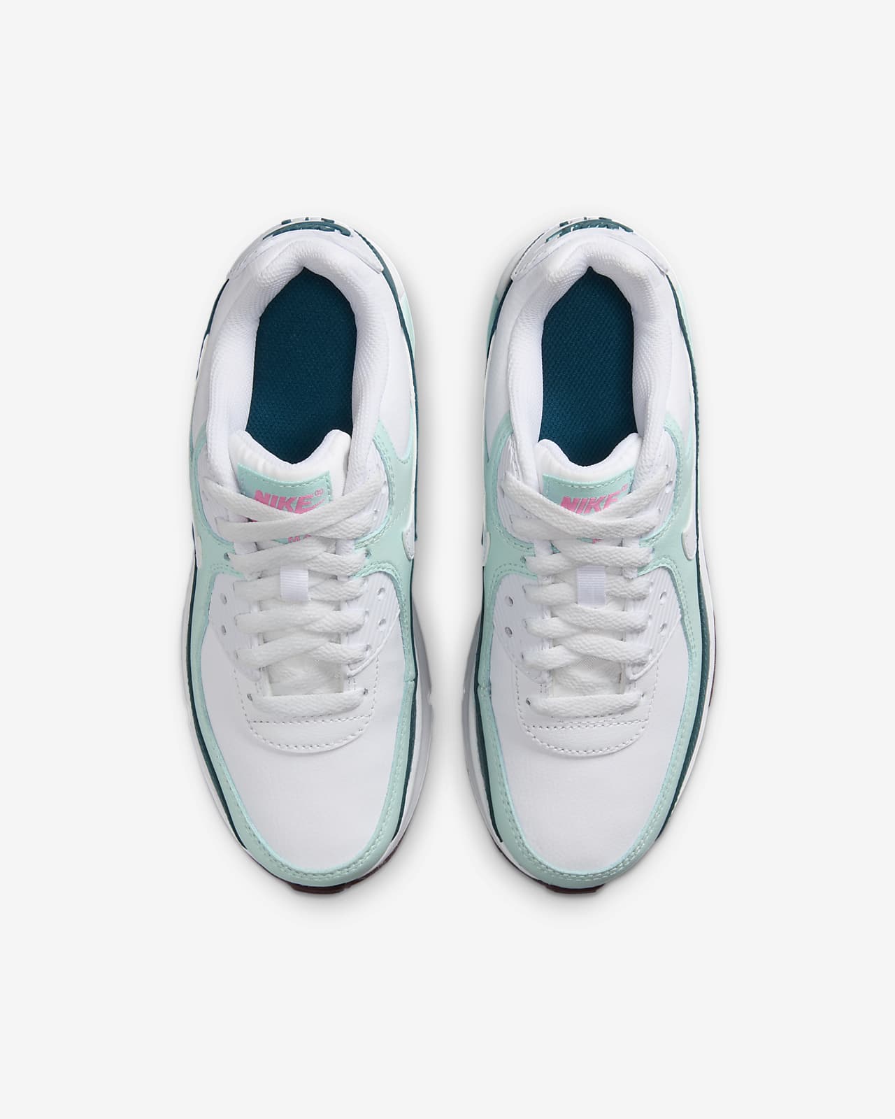 White and deals turquoise nike shoes