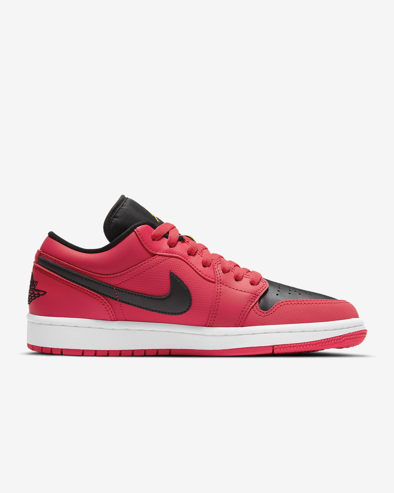 jordan 1 low red black gold