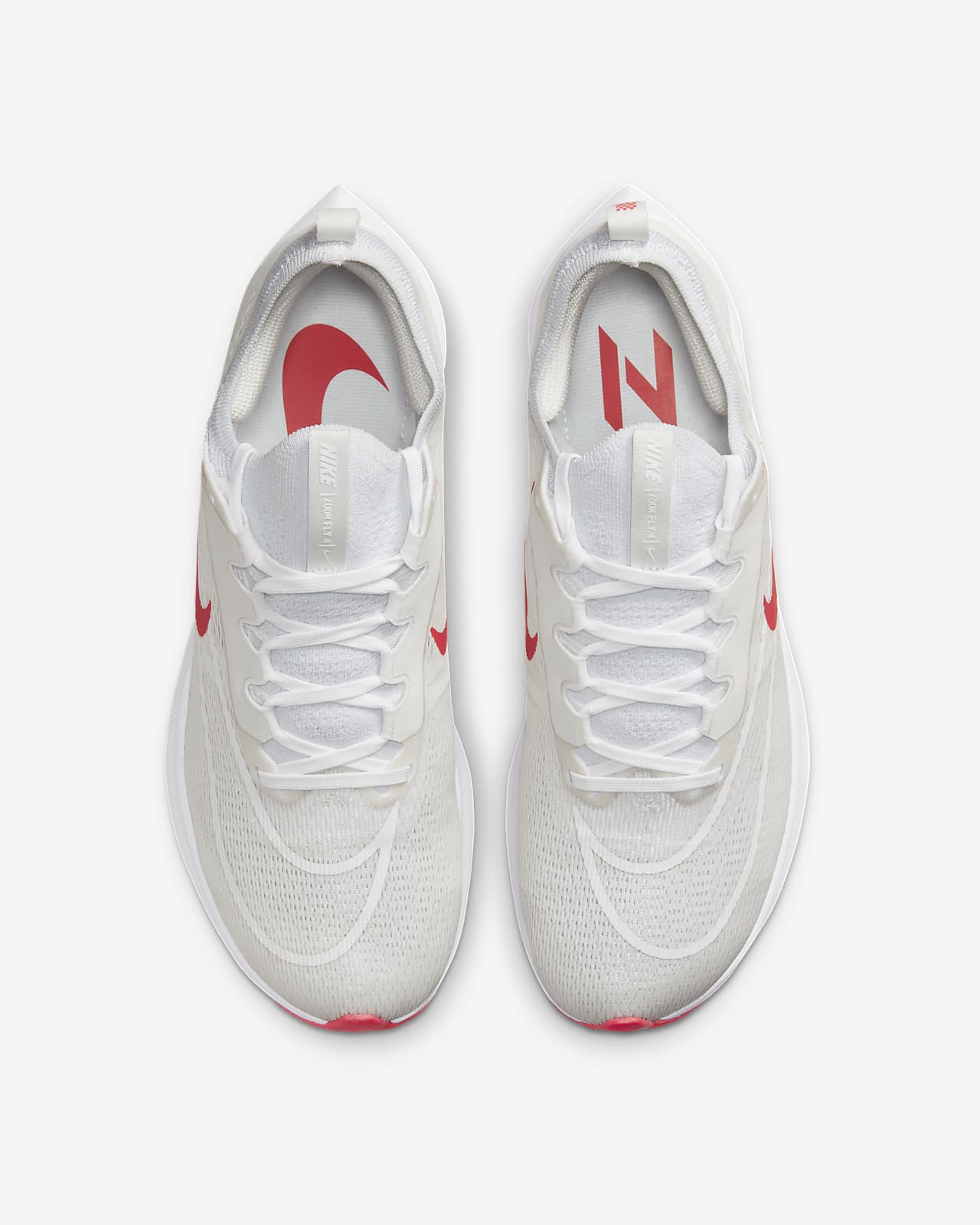 nike zoom fly red and white